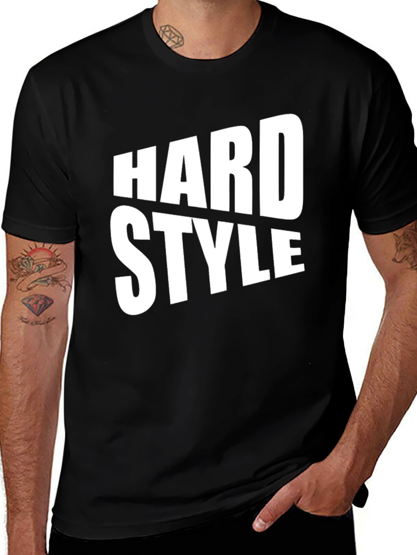 Variant 21 of Hardstyle Graphic Black T-Shirt
