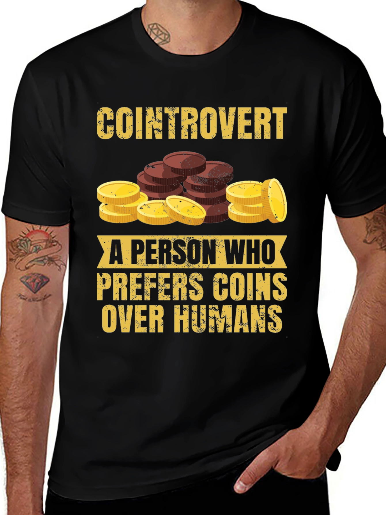 Cointrovert T-Shirt - Funny Coin Collector Apparel