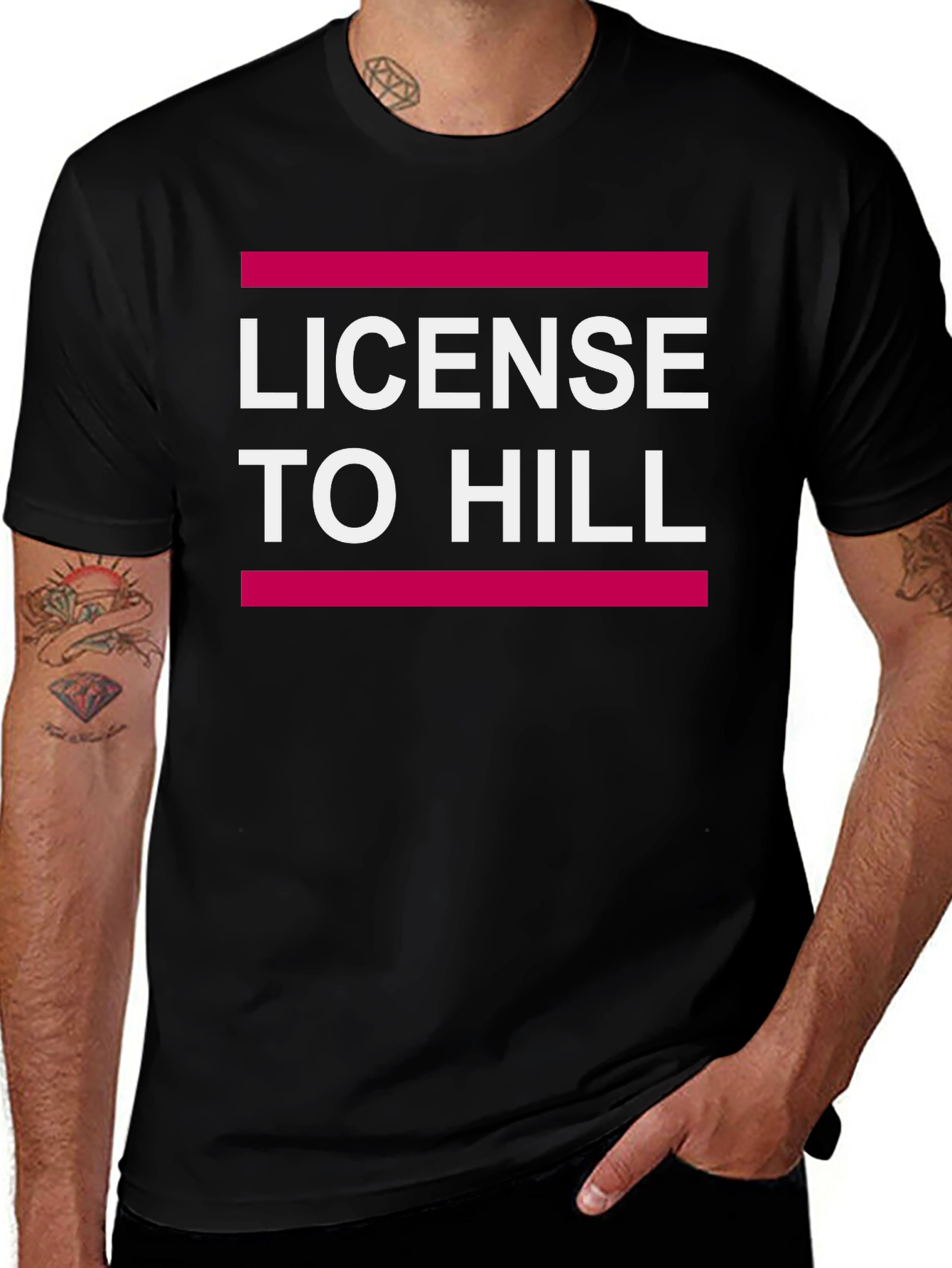 Variant 19 of License to Hill Black Graphic Tee