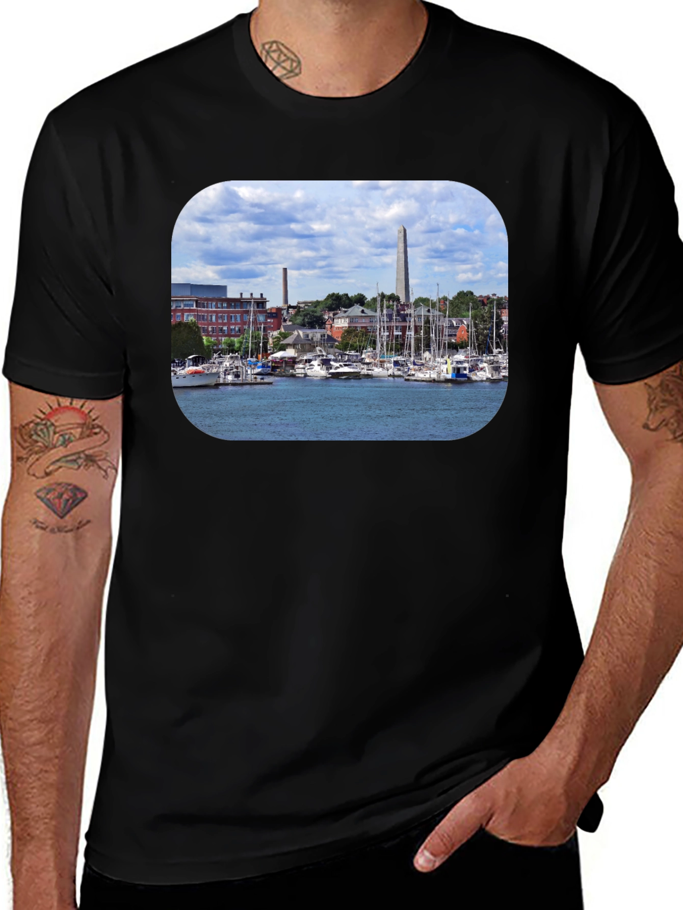Salem MA Skyline T-Shirt 