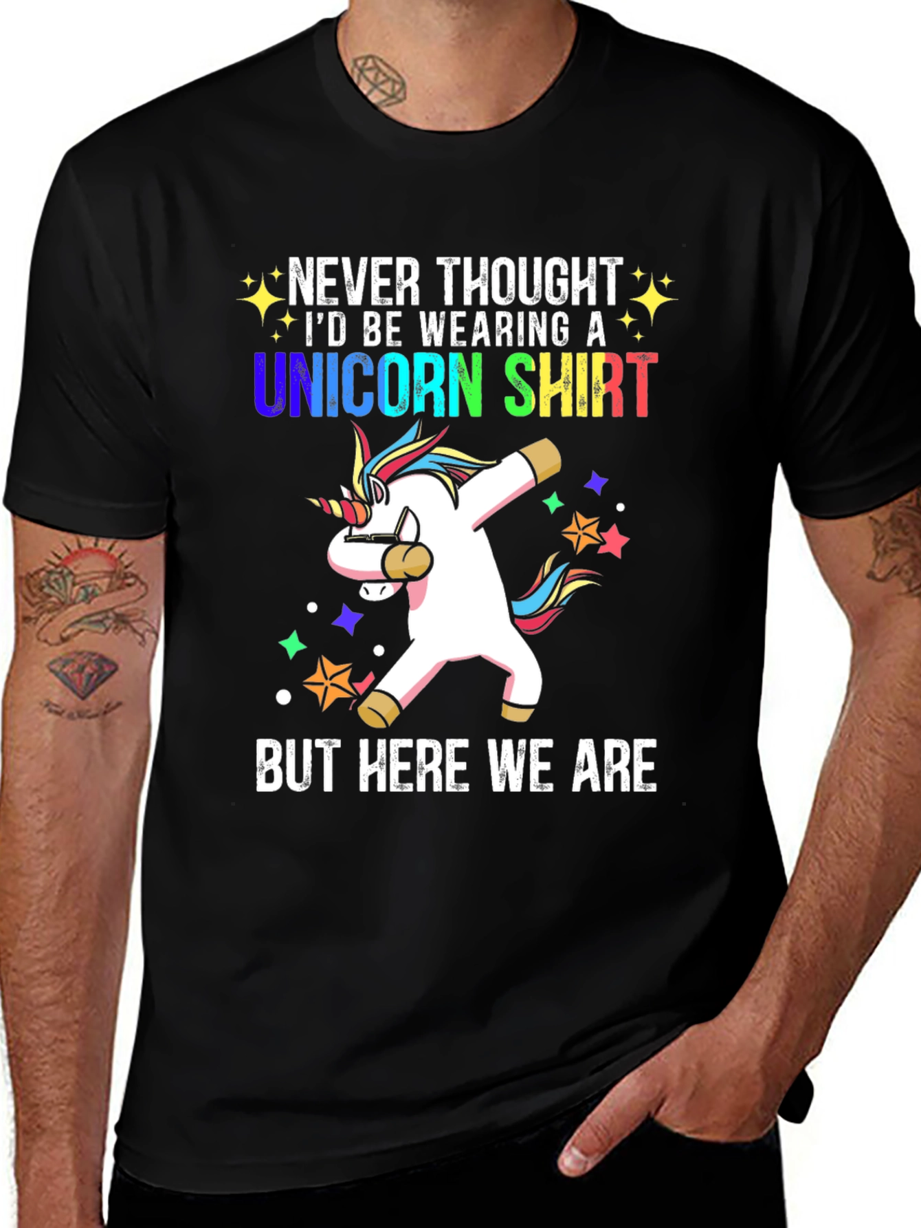 Unicorn Dab Funny T-Shirt