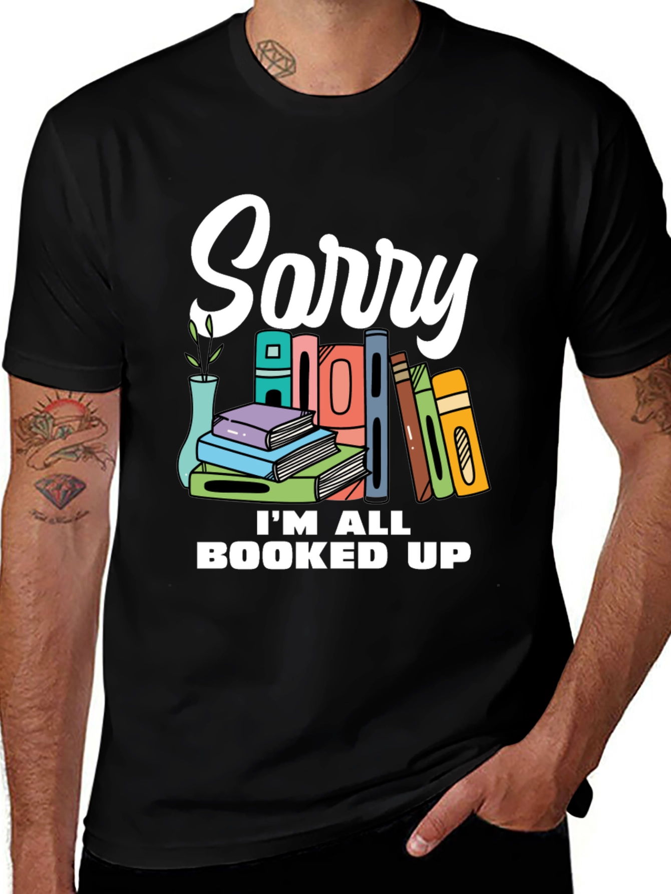 Variant 10 of Booked Up T-Shirt - For Book Lovers!