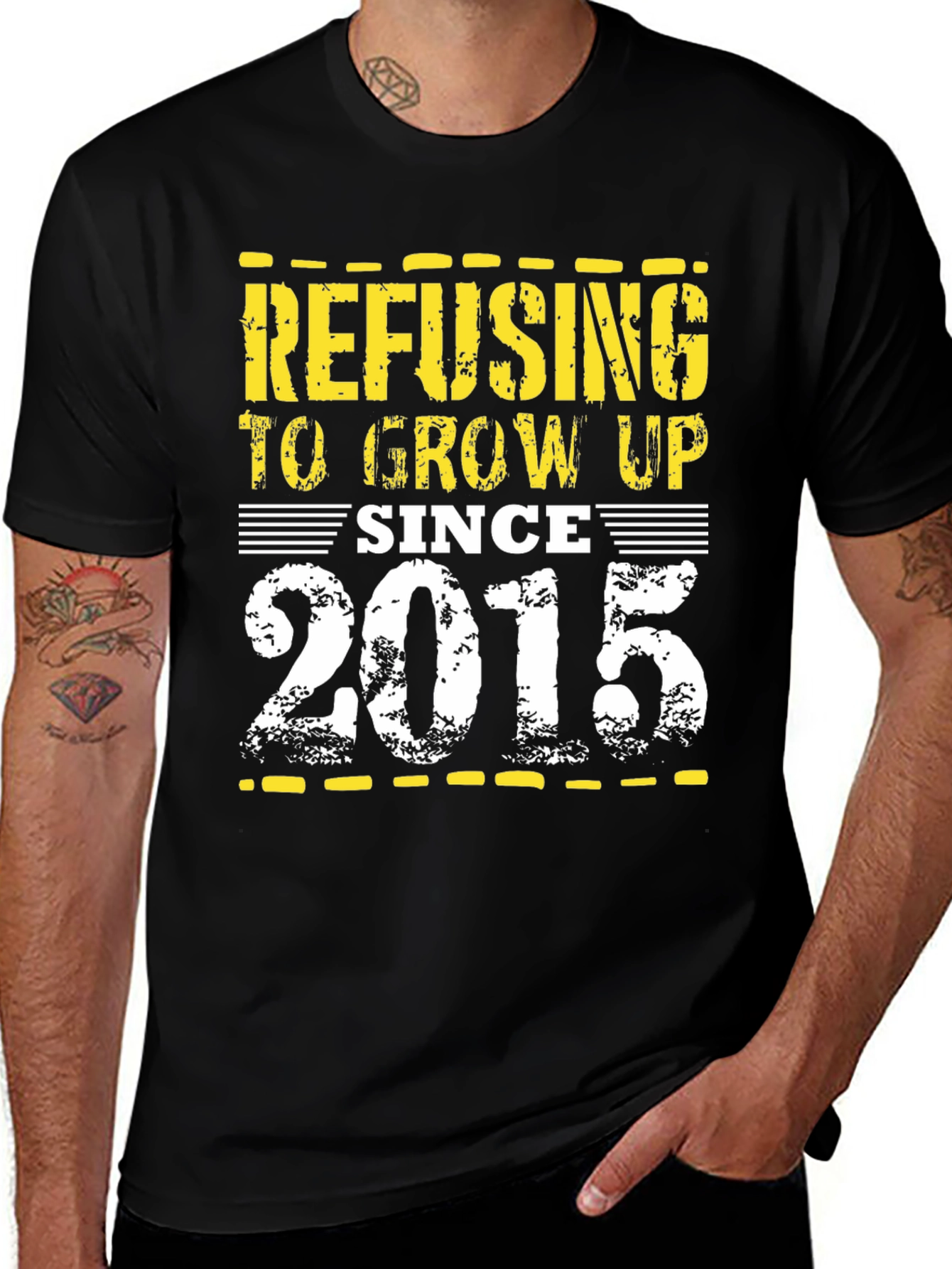 Refusing to Grow Up Since 2015 T-Shirt