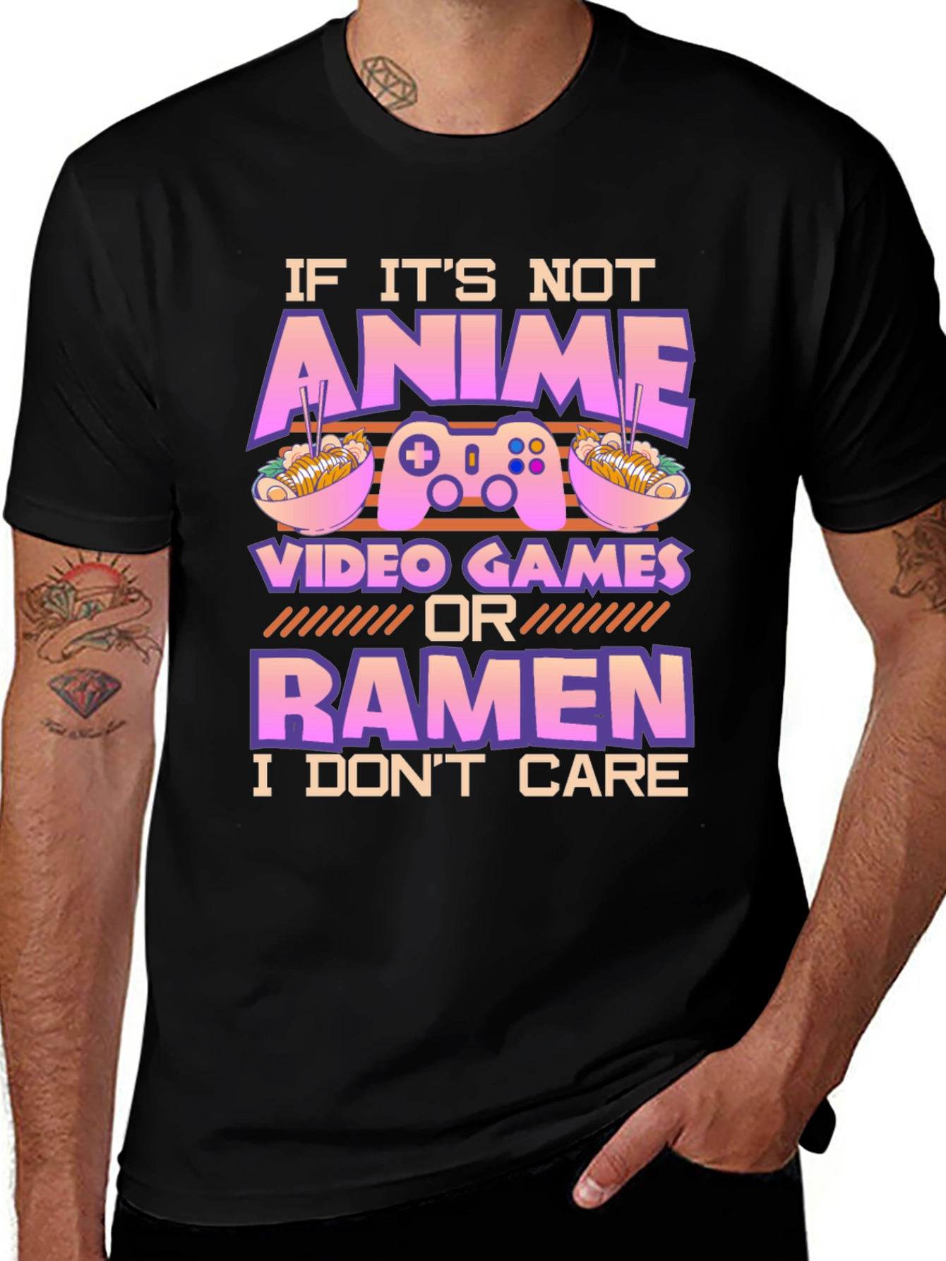 Variant 17 of Anime, Video Games, & Ramen T-Shirt