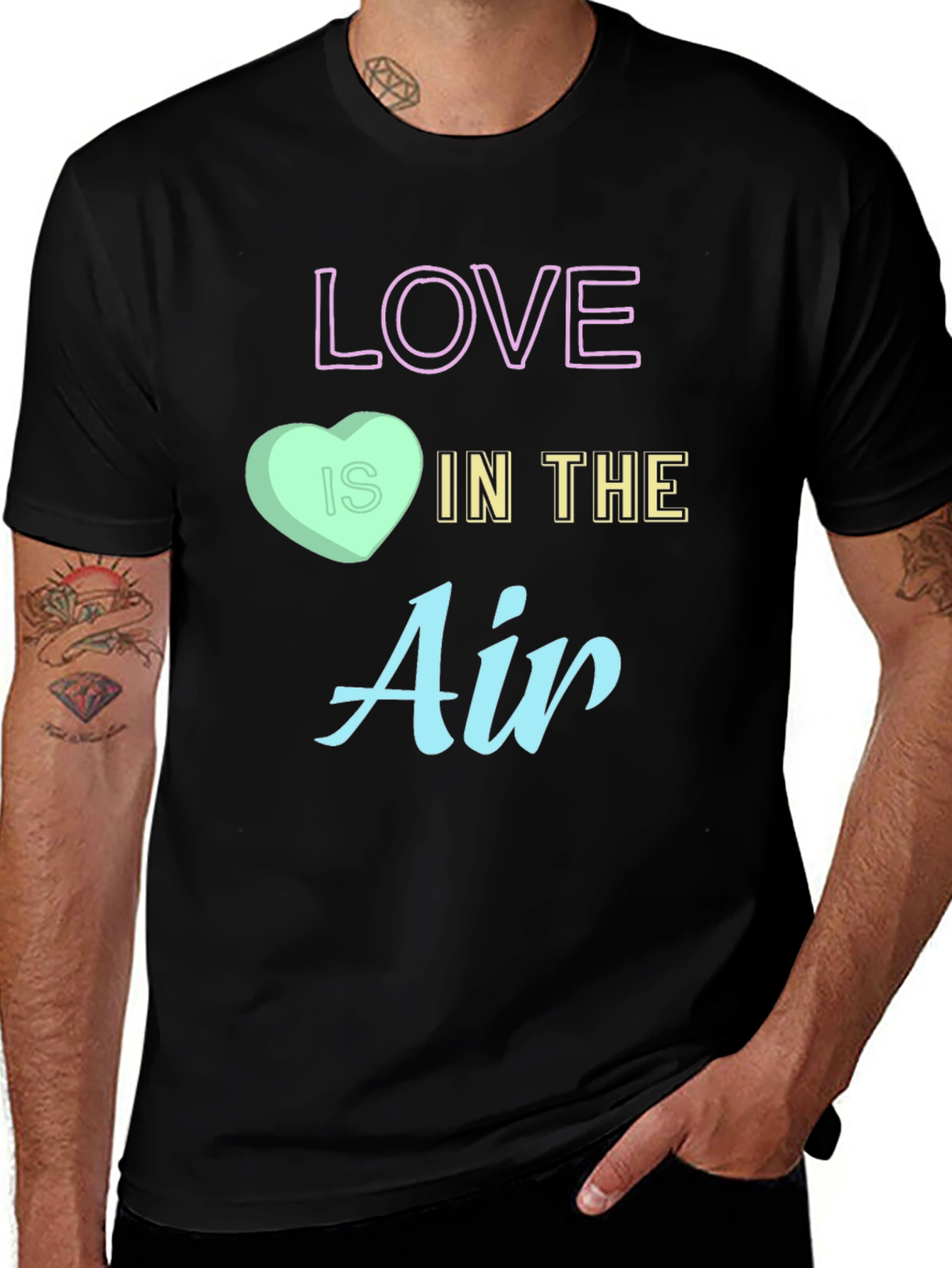 Variant 15 of Love Is In The Air Valentine's Day Graphic Tee