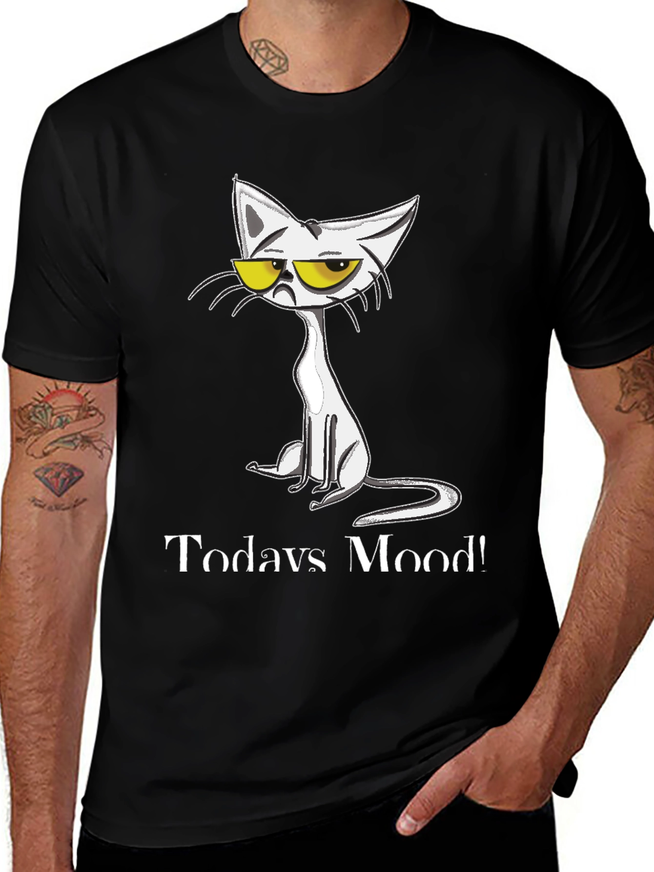 Variant 16 of Grumpy Cat T-Shirt - Today's Mood Funny Tee