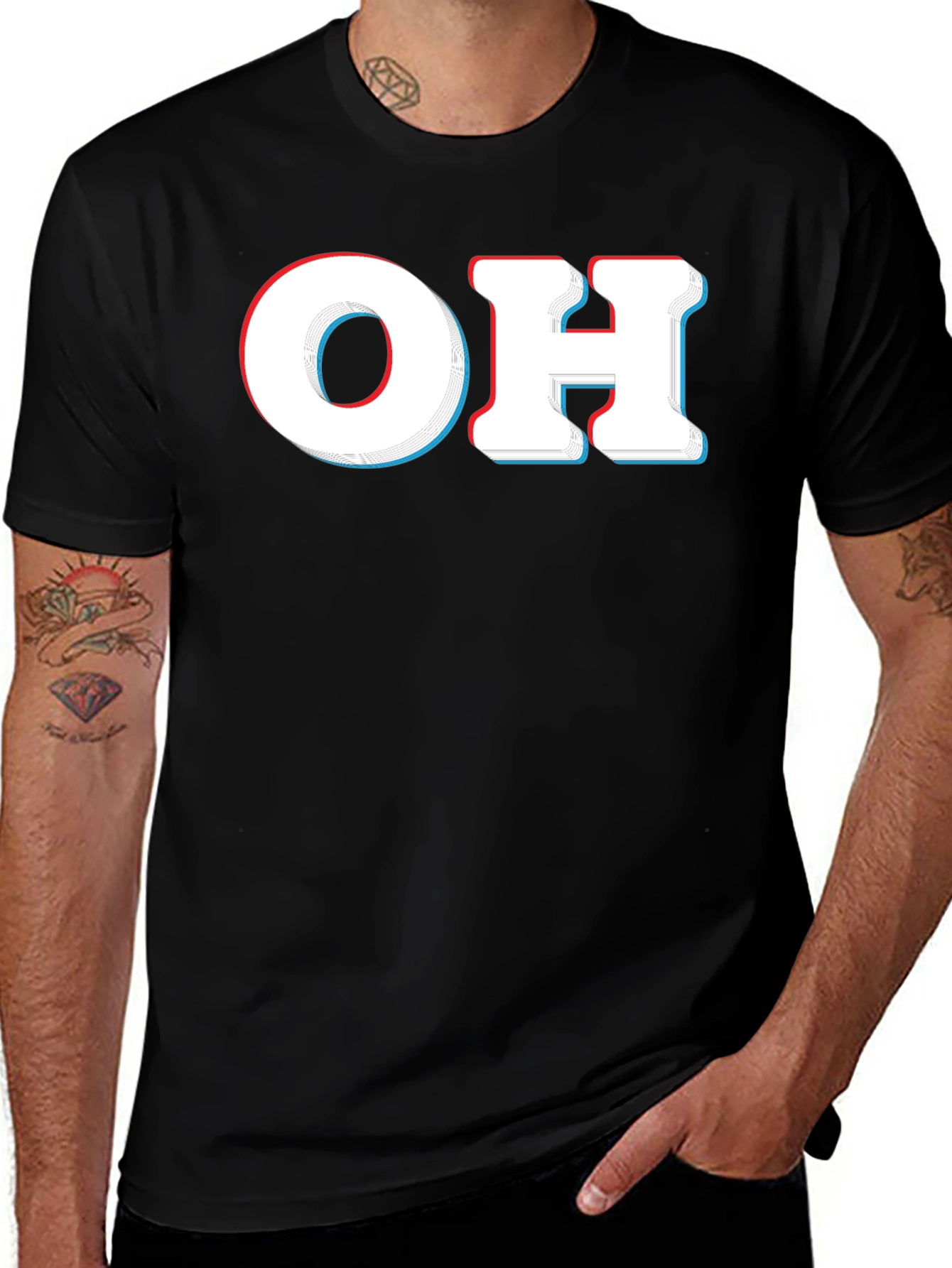 Variant 7 of OH Graphic Tee - Bold Statement T-Shirt