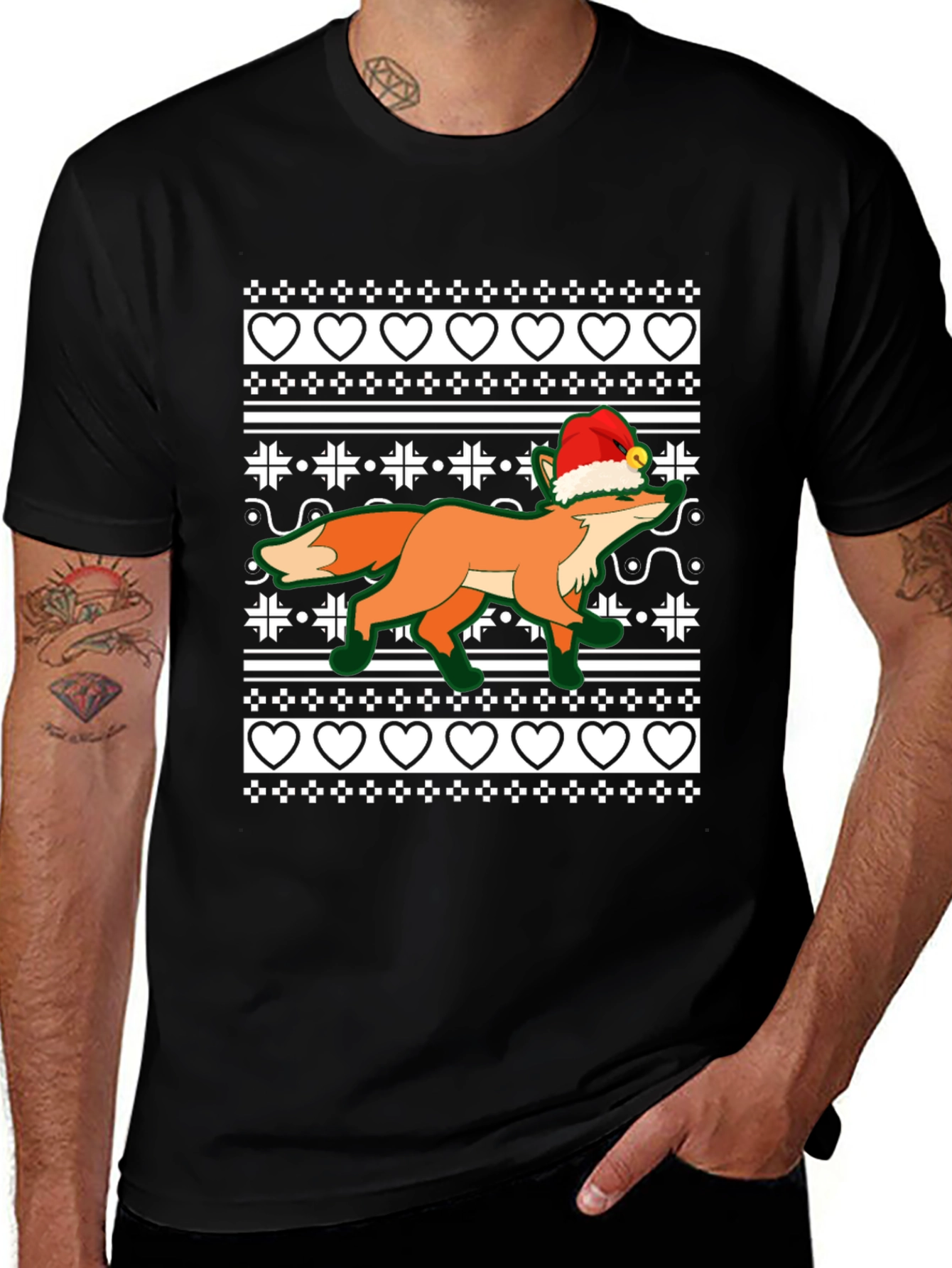 Festive Fox Christmas T-Shirt