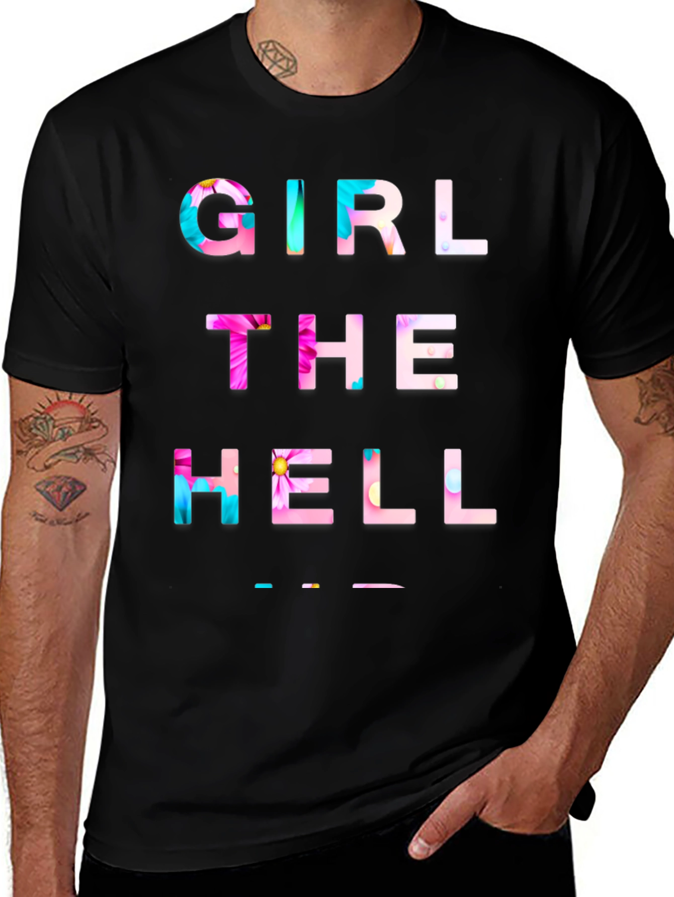 Variant 8 of Girl The Hell Shirt