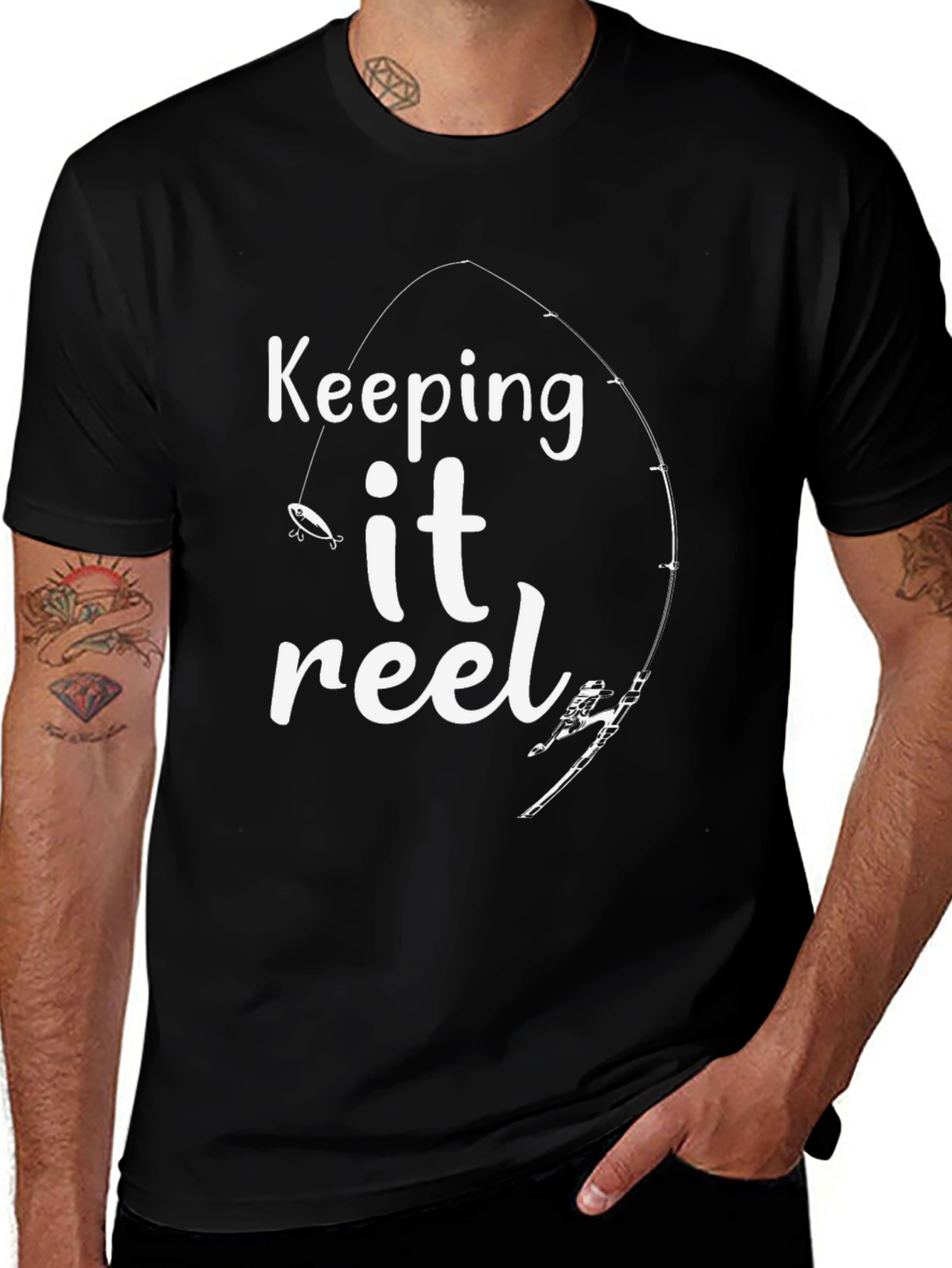 Variant 17 of Keeping it Reel Fishing T-Shirt