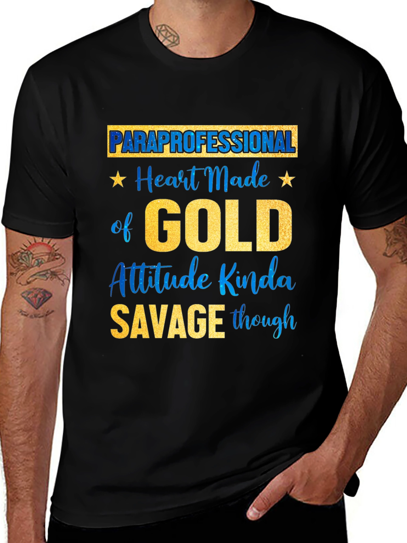 Paraprofessional Heart of Gold T-Shirt