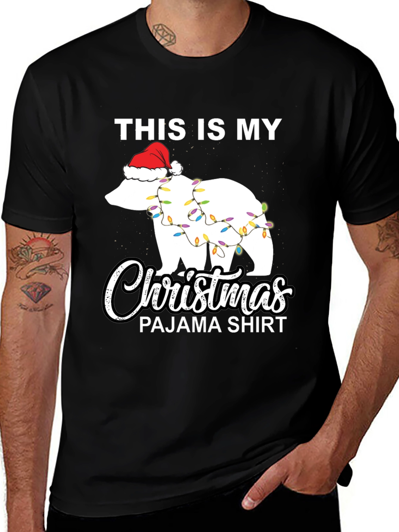 Christmas Bear Pajama T-Shirt