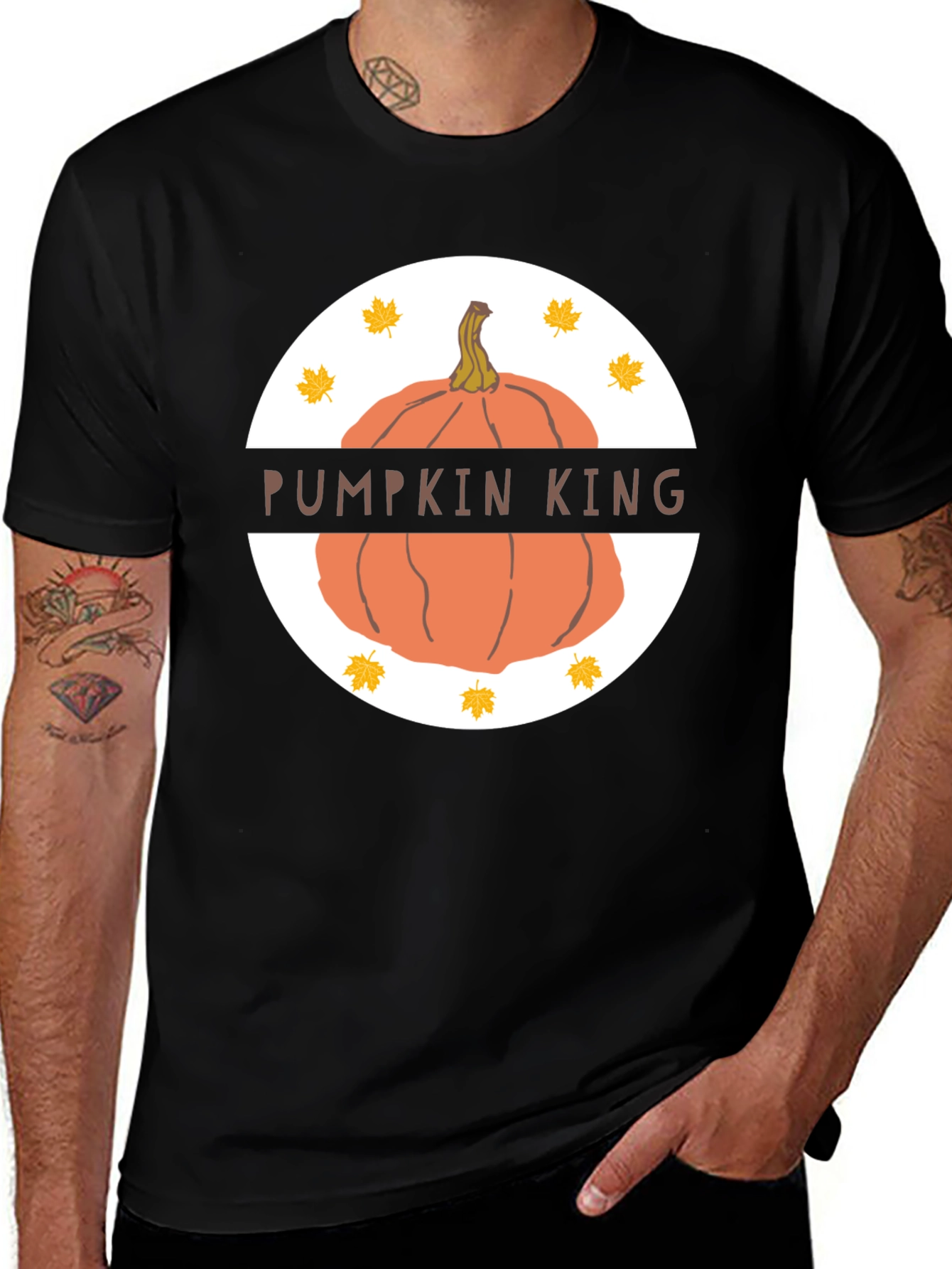 Pumpkin King Black Graphic Tee
