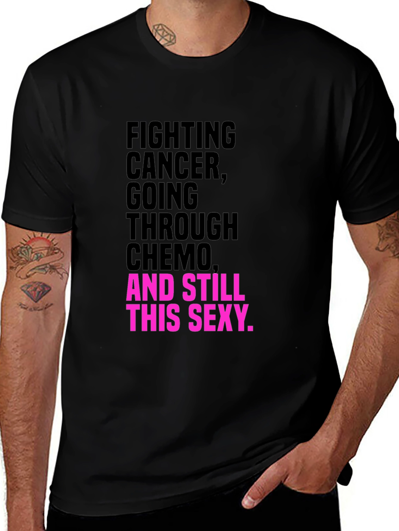 Variant 18 of Fighting Cancer Sexy T-Shirt