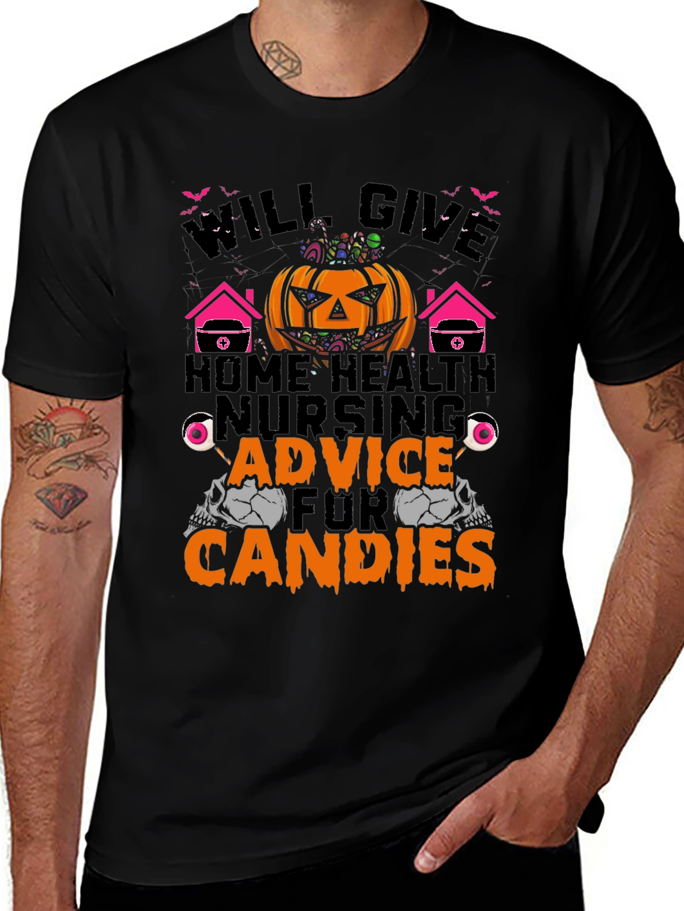Halloween Home Health Nursing Advice T-Shirt
