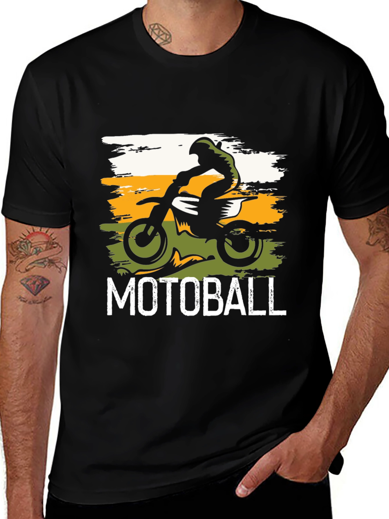 Variant 29 of Motoball Graphic Tee - Ride in Style!