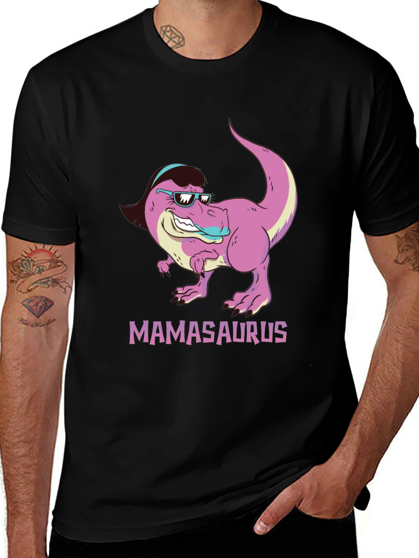 Variant 24 of Mamasaurus T-Shirt - Dinosaur Graphic Tee