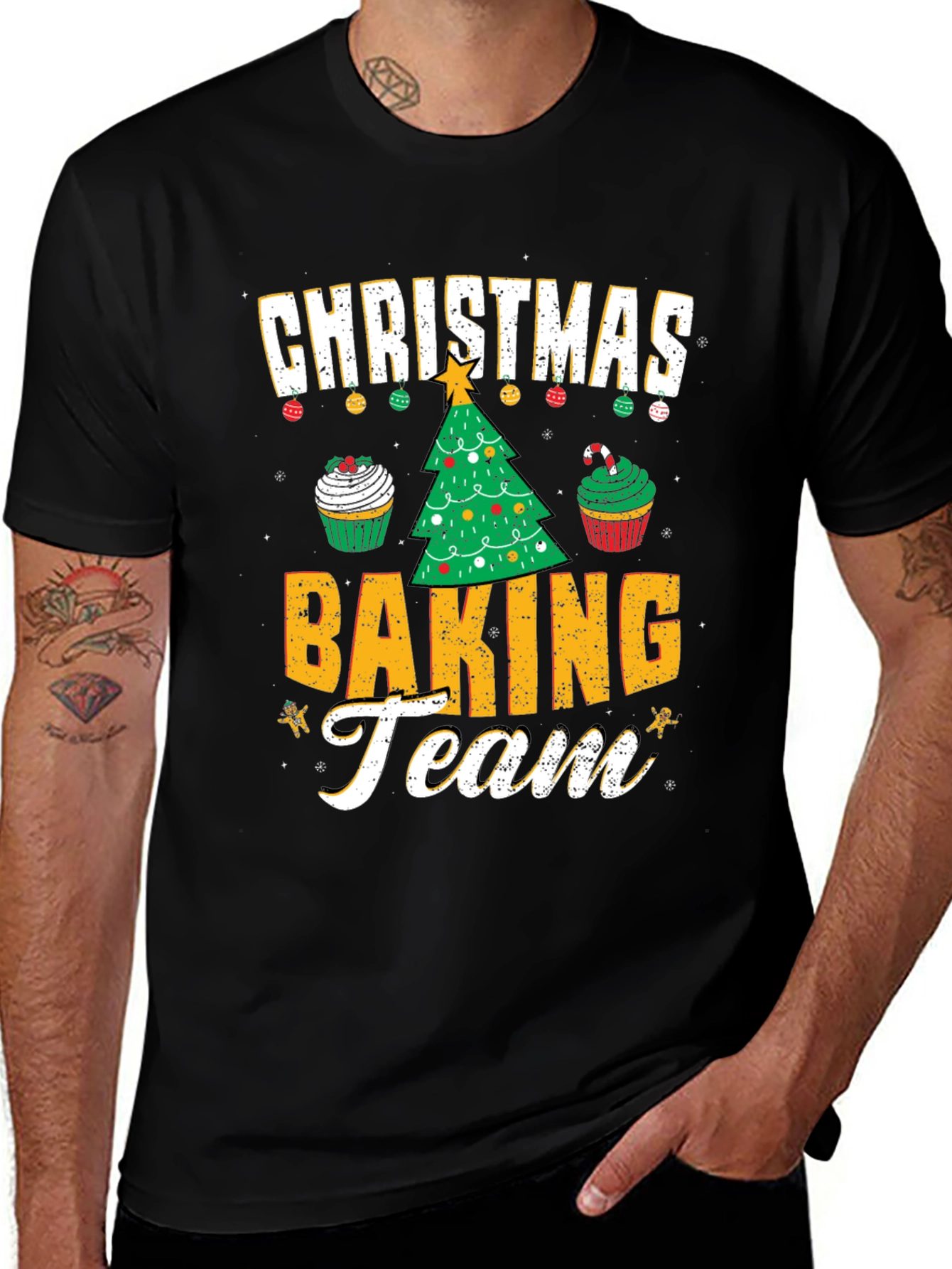 Christmas Baking Team T-Shirt - Festive Holiday Apparel