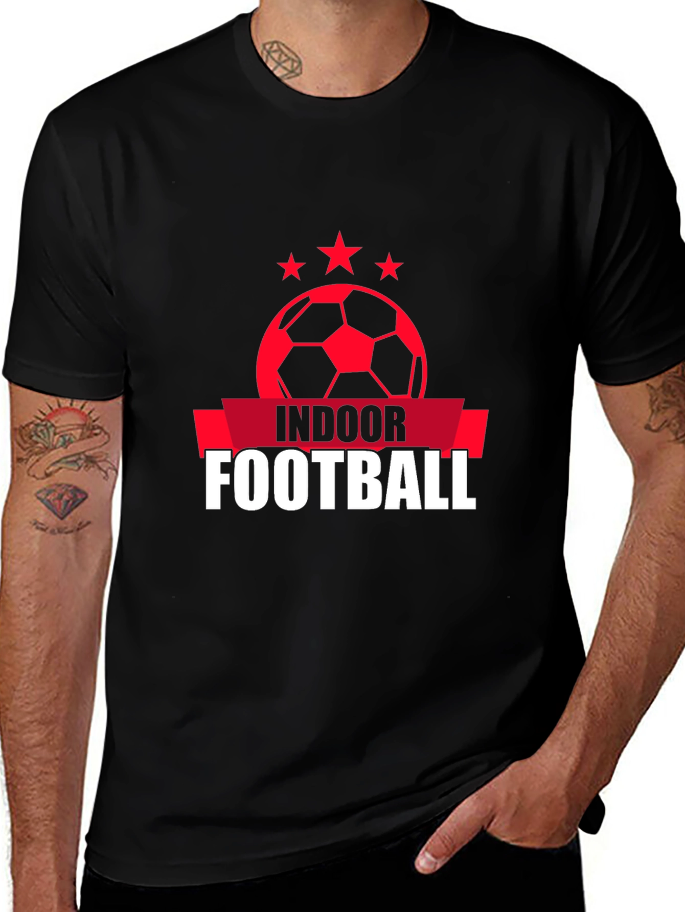 Variant 20 of Indoor Football Graphic T-Shirt