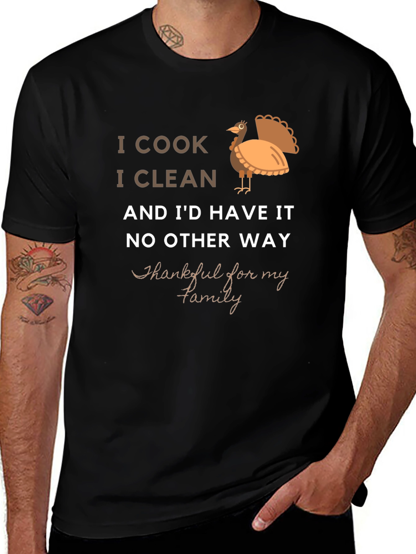 I Cook I Clean Thanksgiving T-Shirt