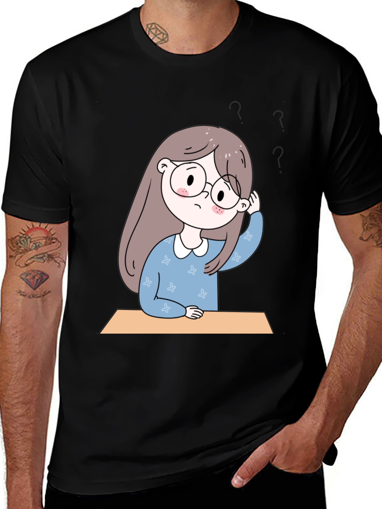 Variant 10 of Cartoon Girl T-Shirt