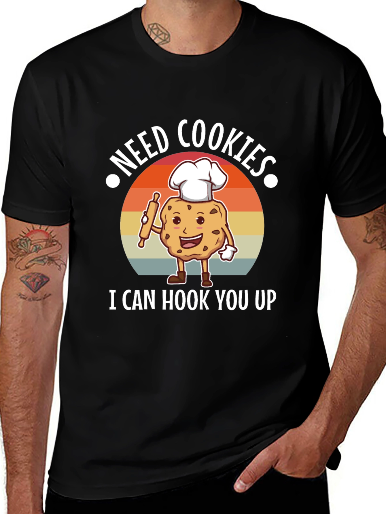 Variant 13 of Need Cookies T-Shirt - Funny Cookie Cartoon Design