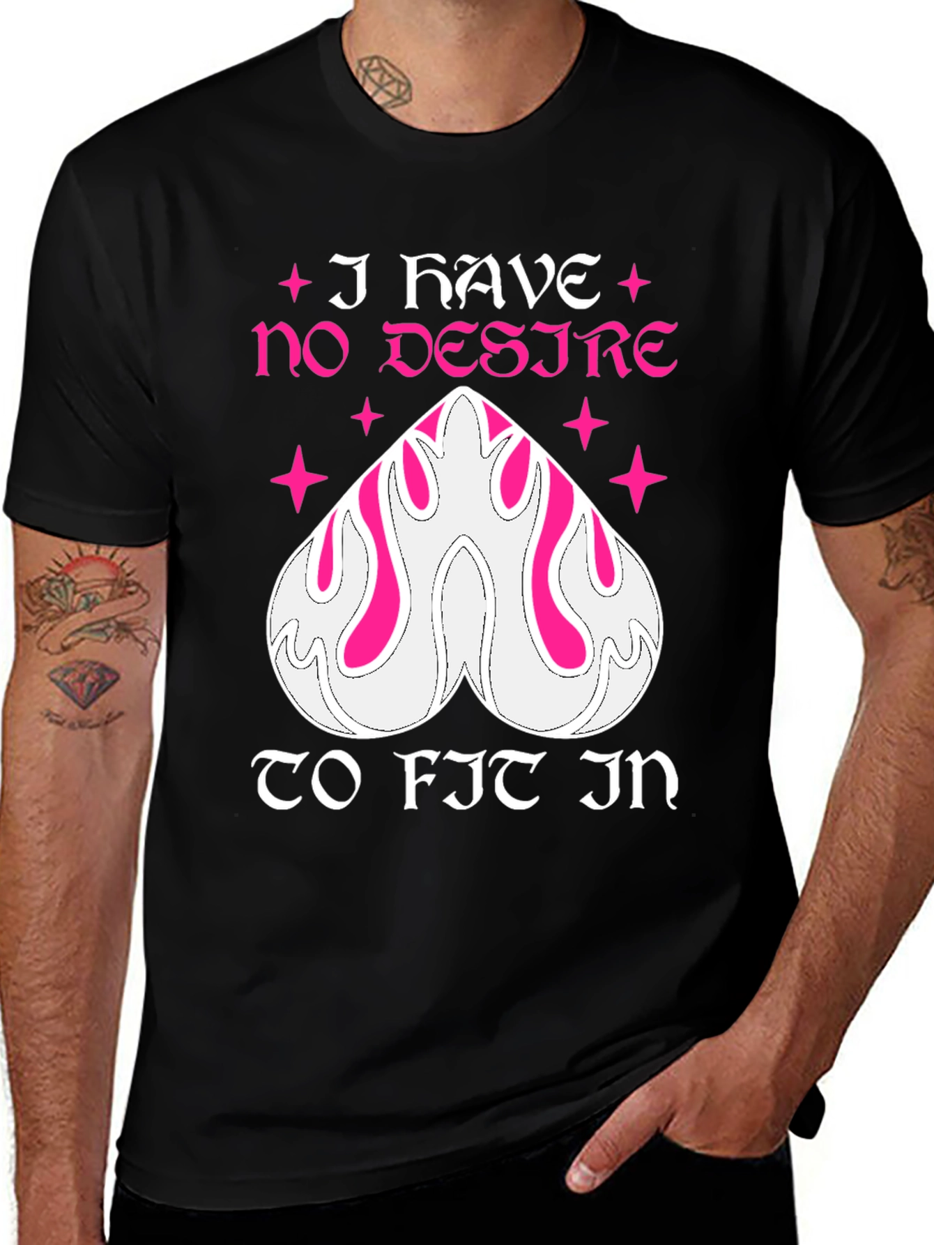 Variant 10 of I Have No Desire to Fit In T-Shirt