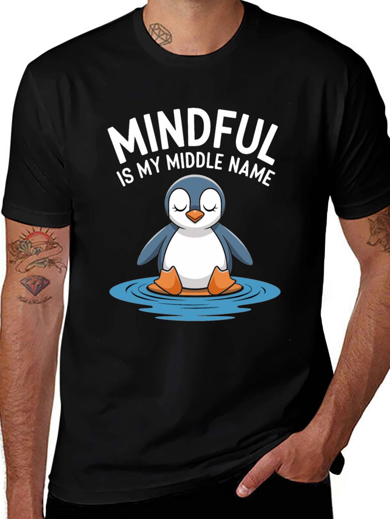 Variant 21 of Mindful Penguin T-Shirt