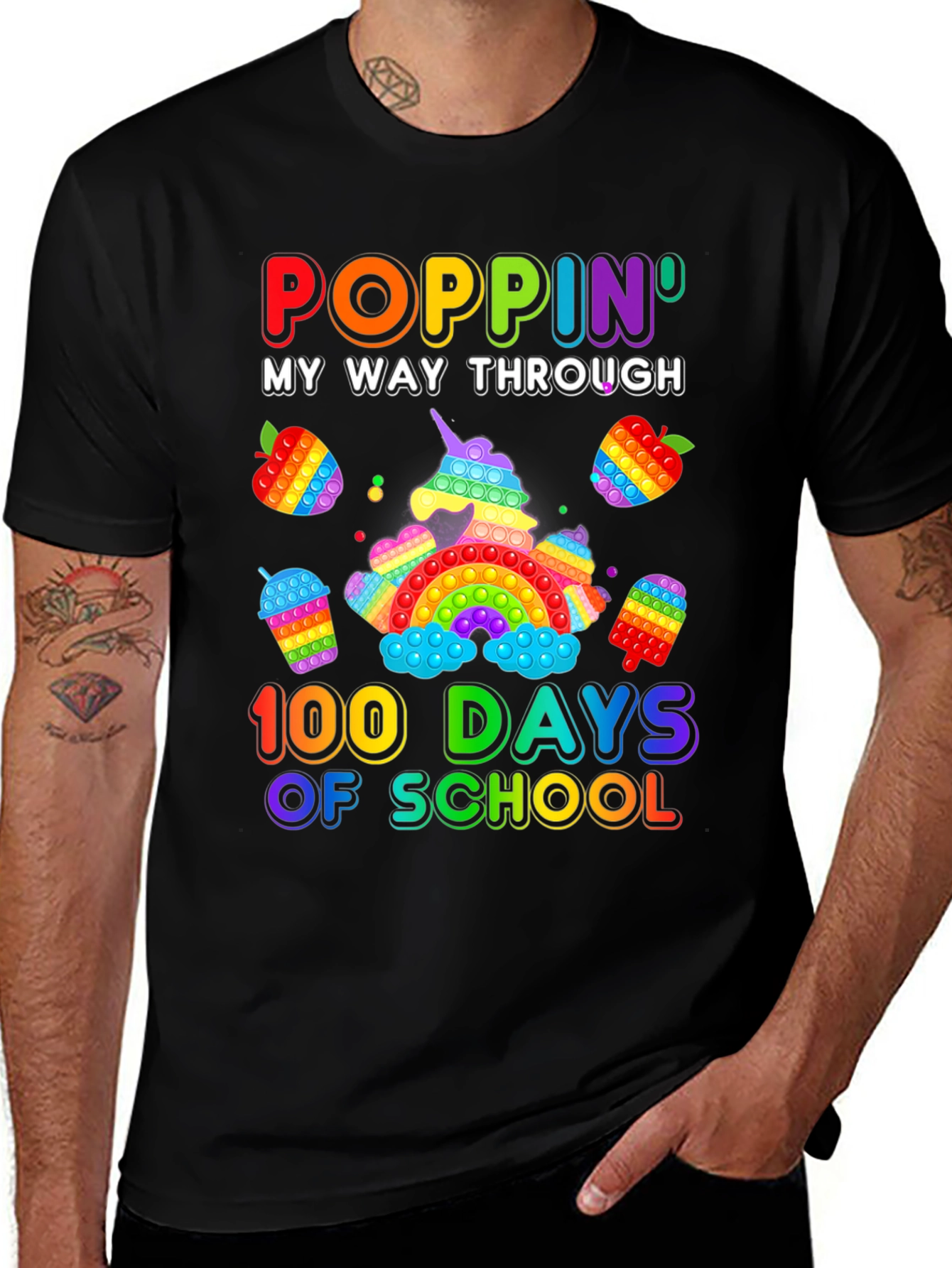 Poppin' 100 Days of School T-Shirt