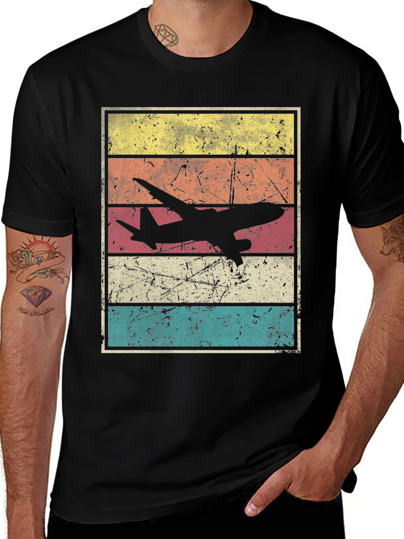 Vintage Airplane T-Shirt - Retro Style Graphic Tee