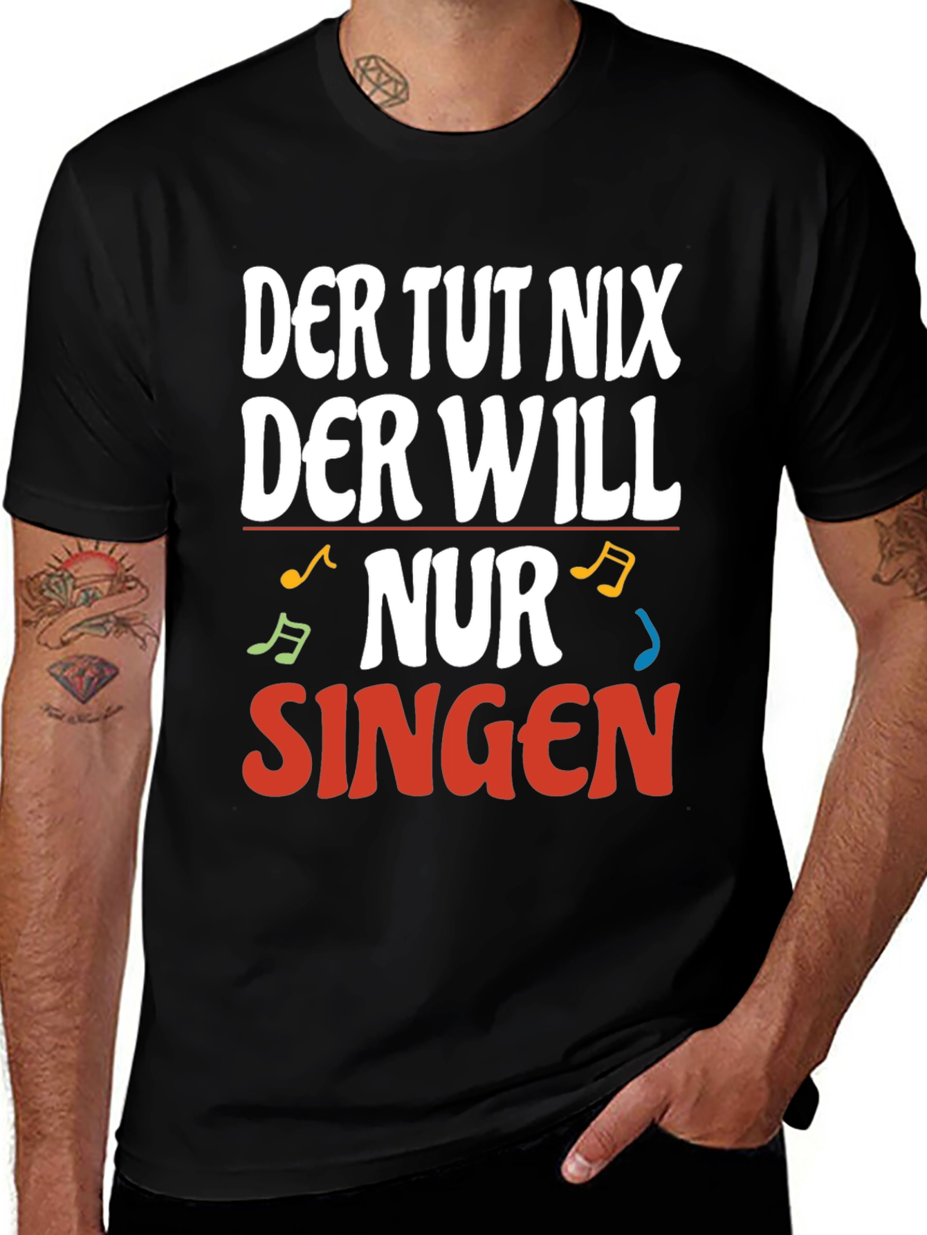 Variant 9 of Der Tut Nix T-Shirt - German Singing Tee