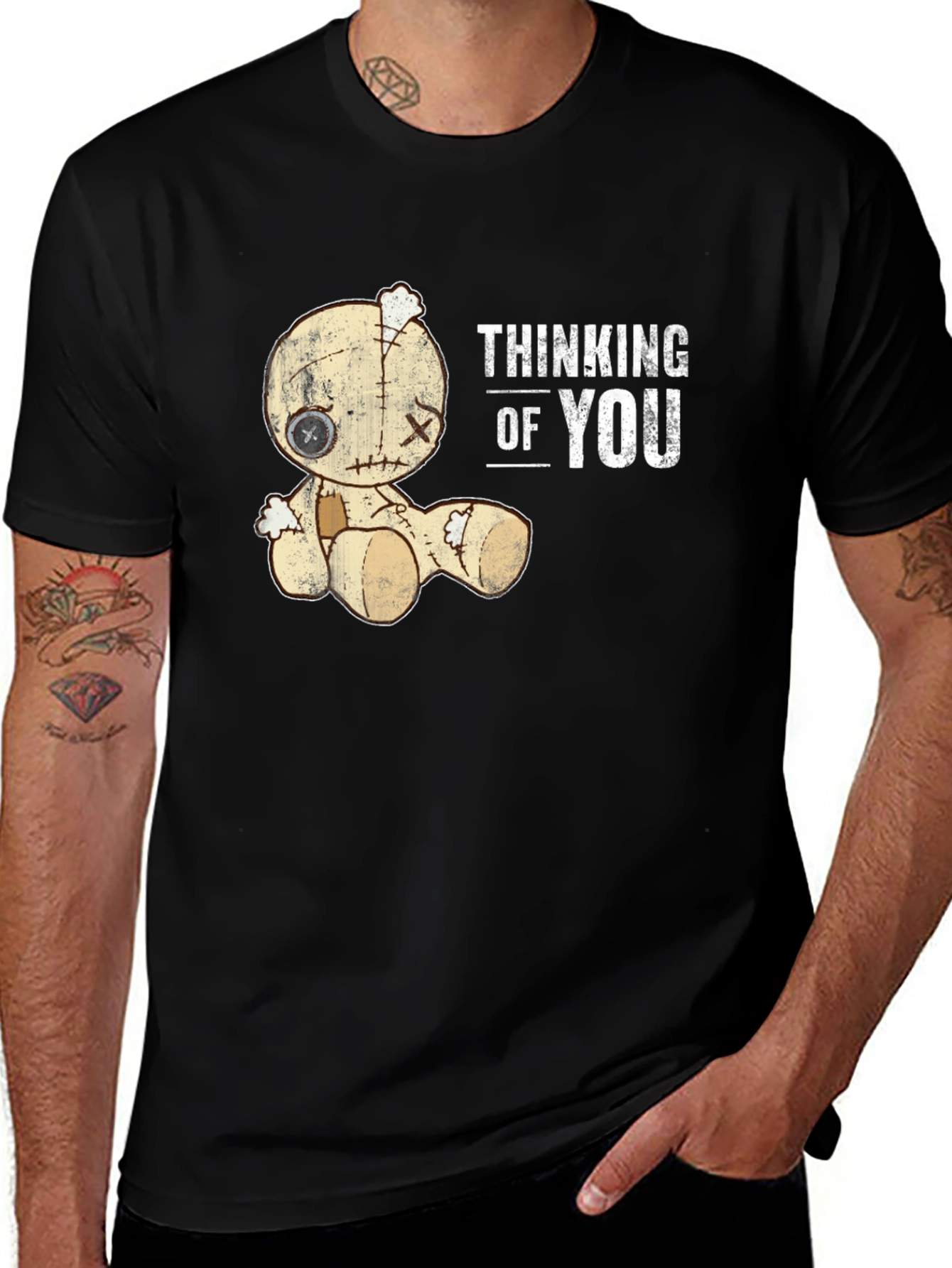Variant 8 of Thinking Of You Voodoo Doll Graphic T-Shirt