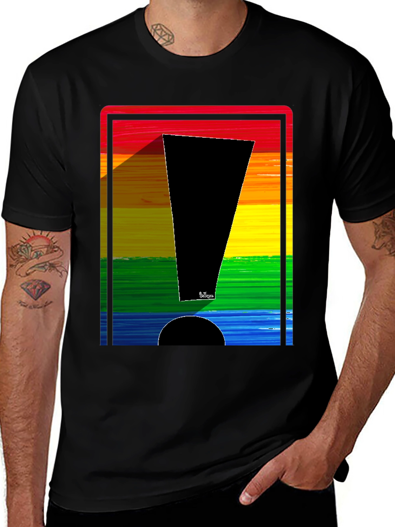 Variant 20 of Pride Exclamation T-Shirt - Stylish Graphic Tee
