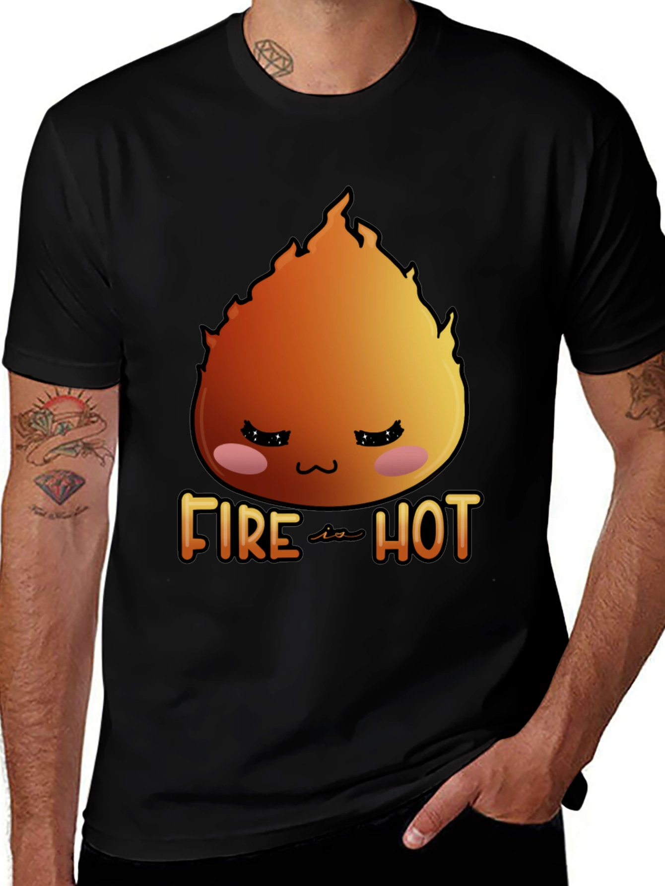 Fire is Hot T-Shirt - Funny Graphic Tee