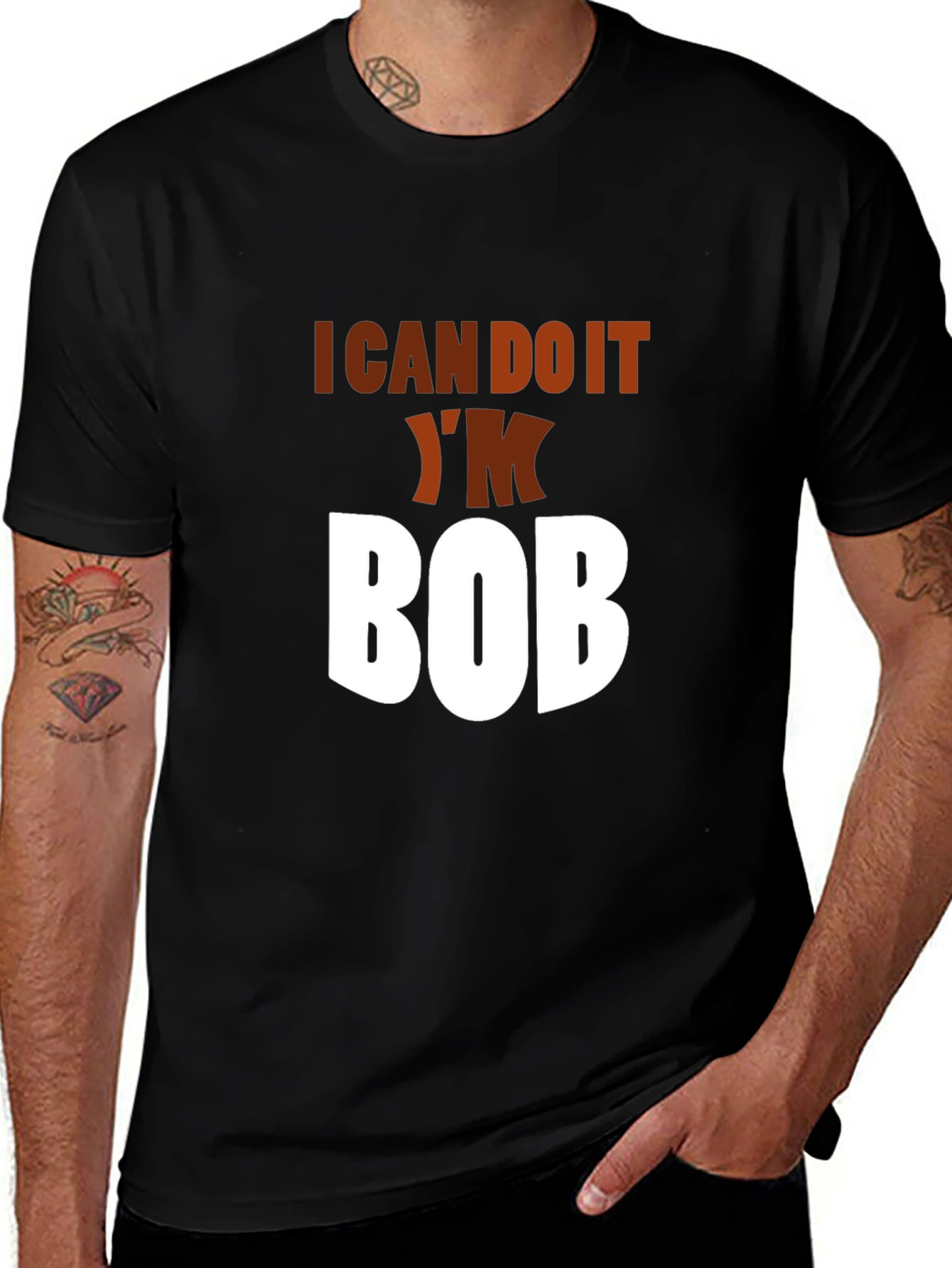 Variant 24 of I Can Do It I'm Bob Black Graphic Tee