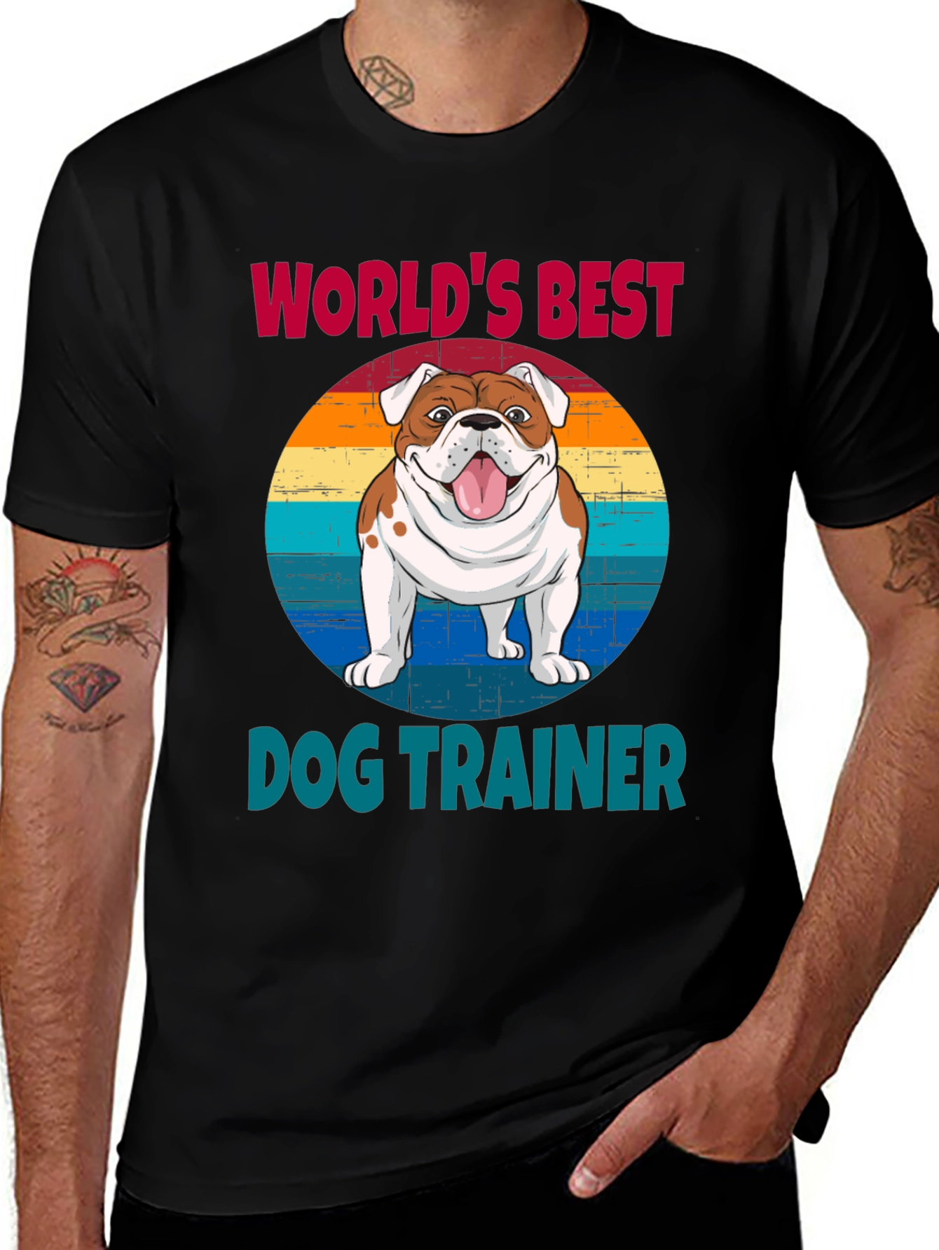 Variant 20 of World's Best Dog Trainer T-Shirt