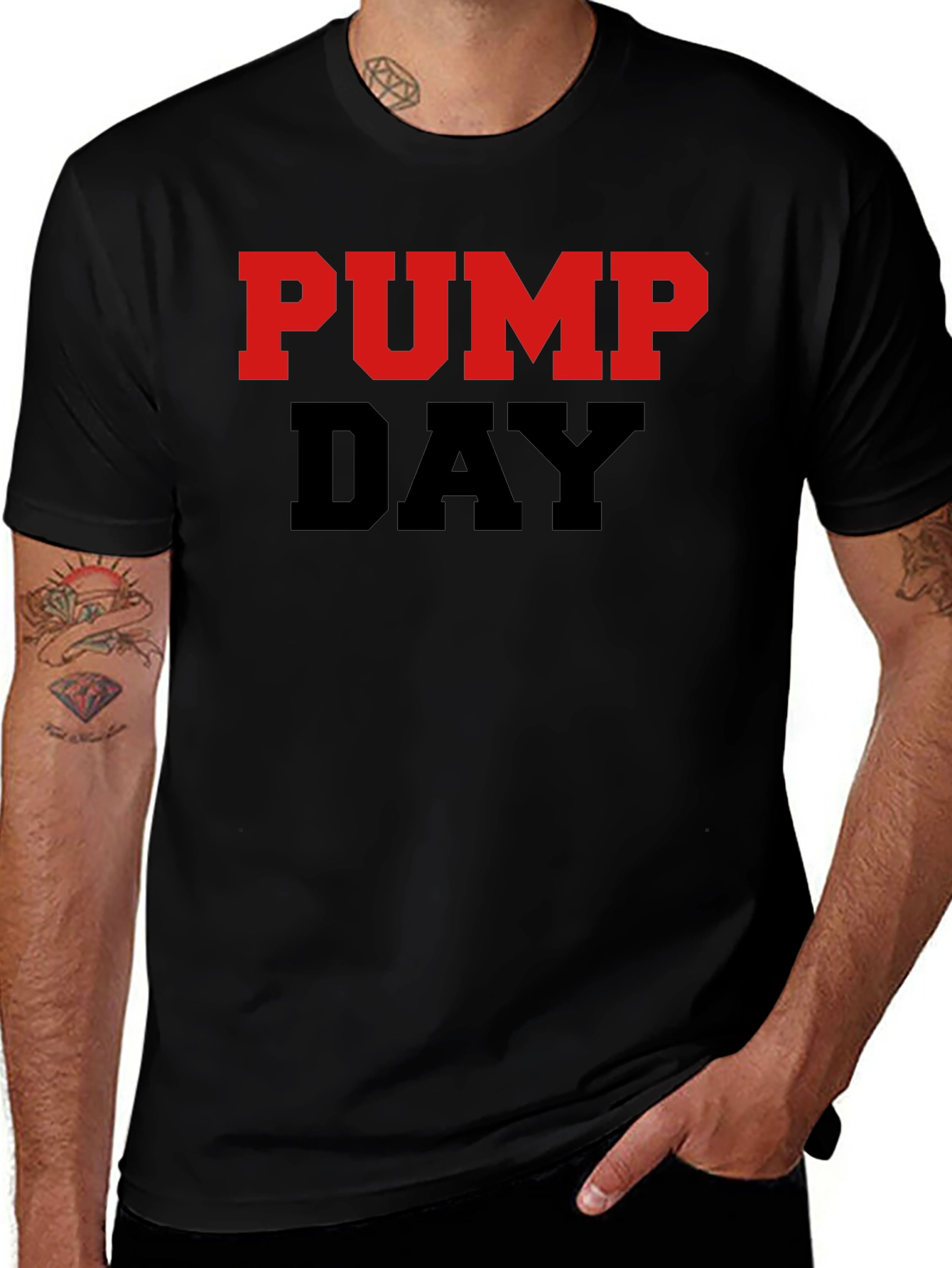 Pump Day Graphic T-Shirt - Gym Workout Tee