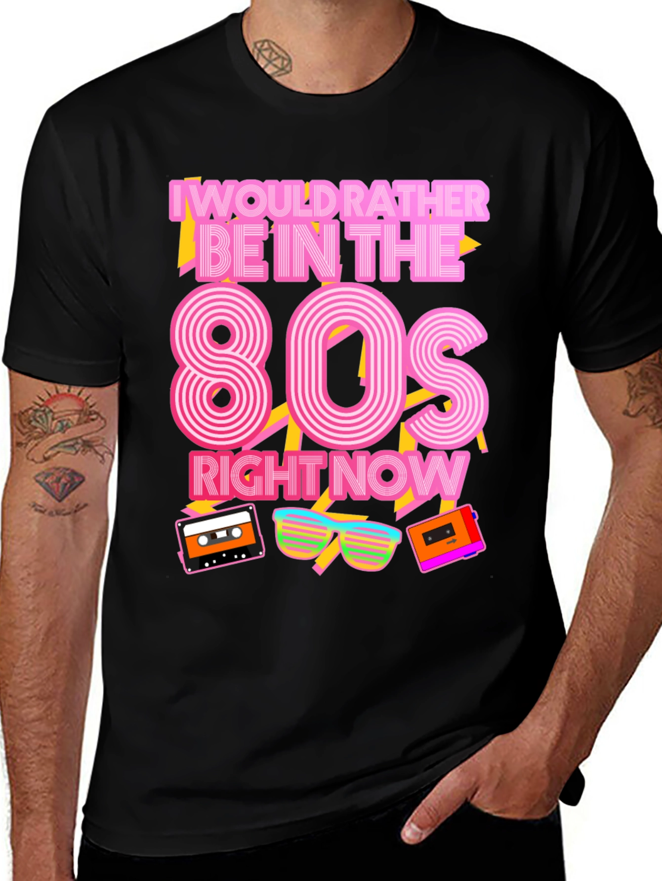 Variant 20 of Retro 80s Graphic T-Shirt