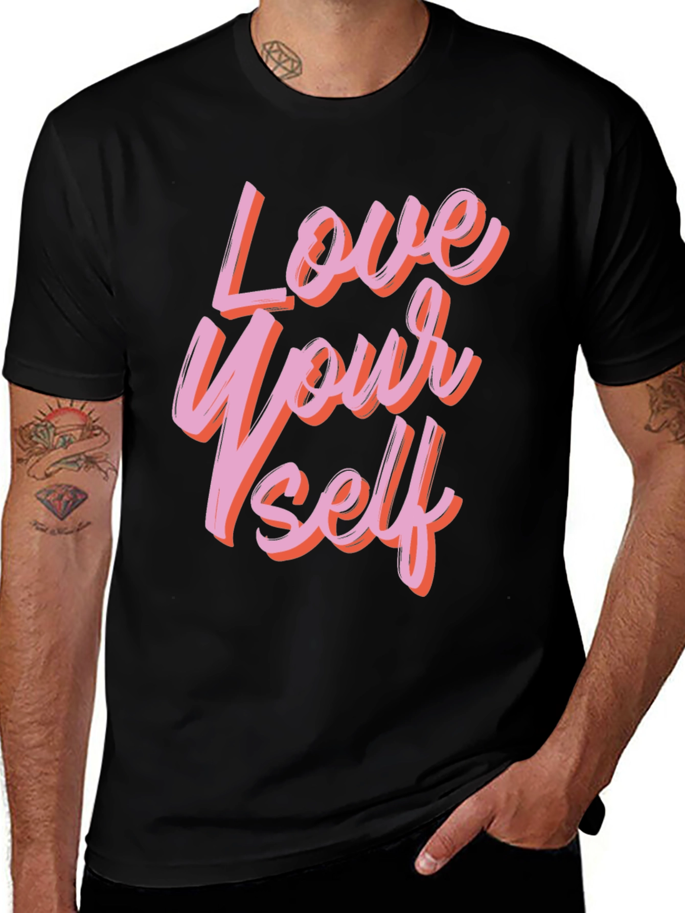 Variant 2 of Love Yourself Graphic Tee - Stylish & Comfortable