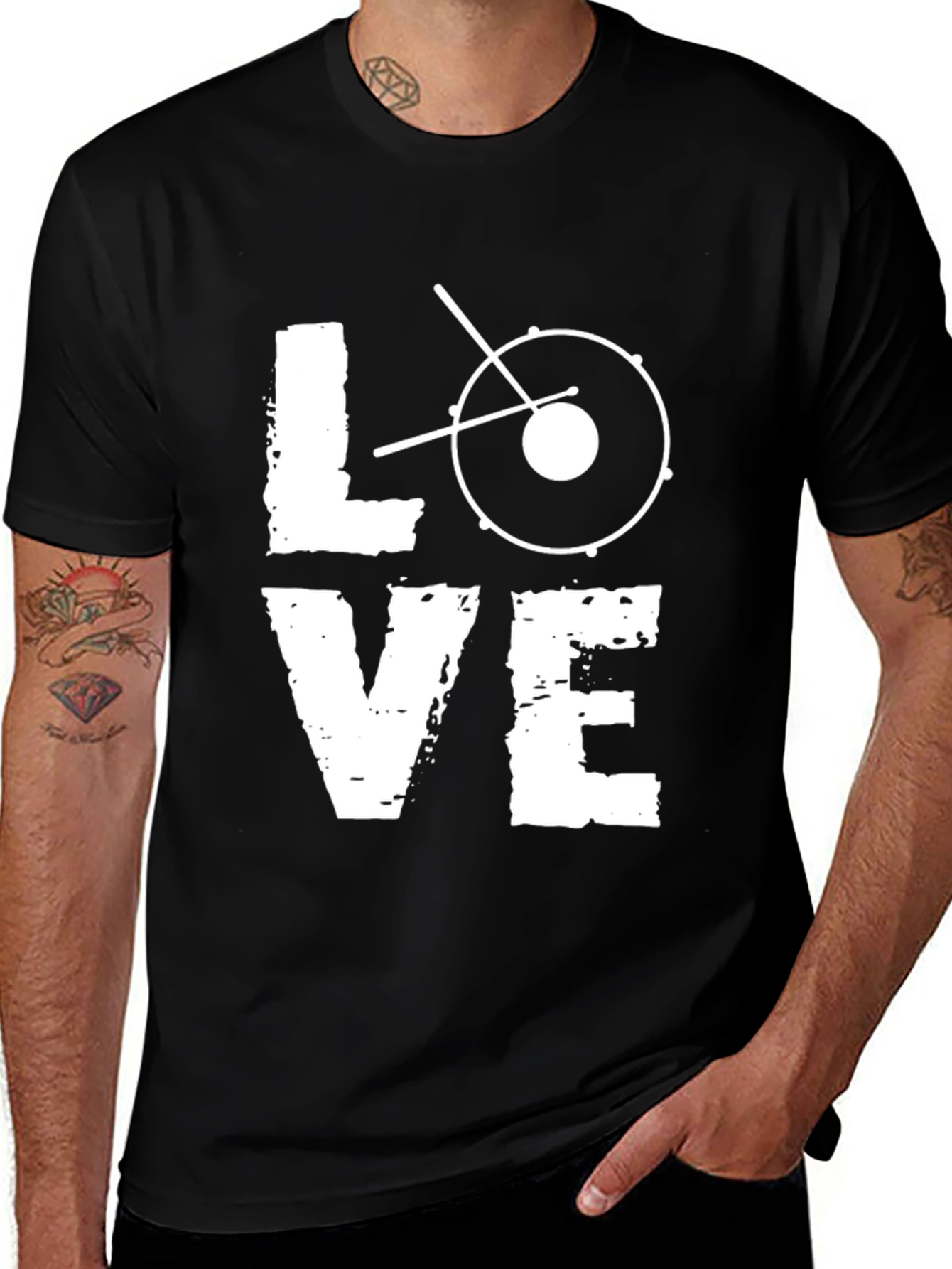 Love Drummer T-Shirt - Music Lover Tee