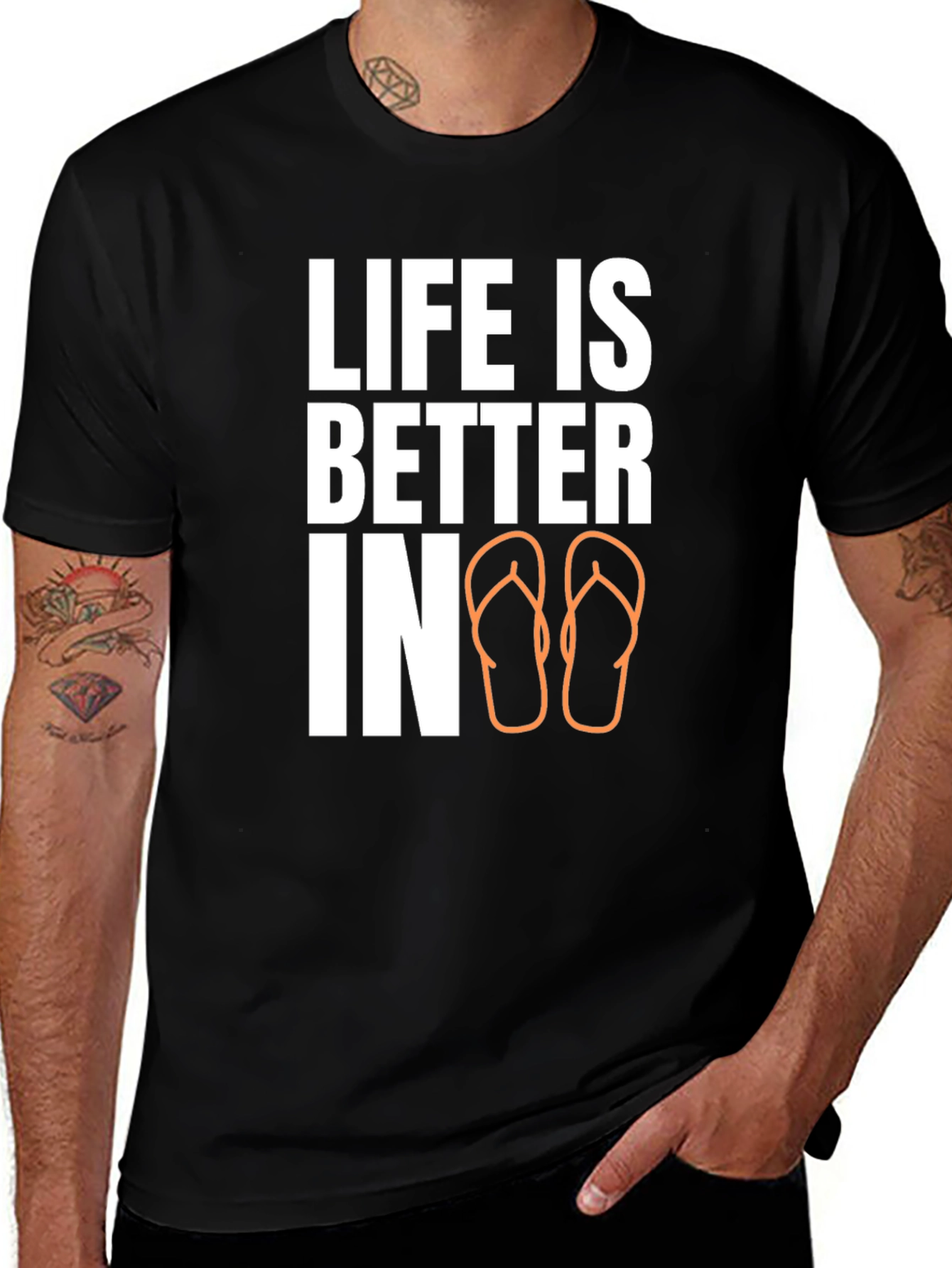Variant 30 of Life is Better In Flip Flops T-Shirt