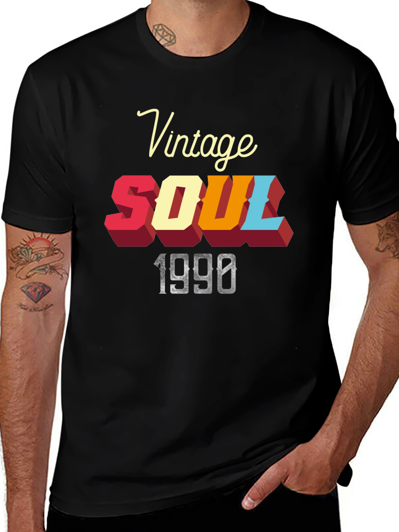 Variant 27 of Vintage Soul 1990 Graphic T-Shirt
