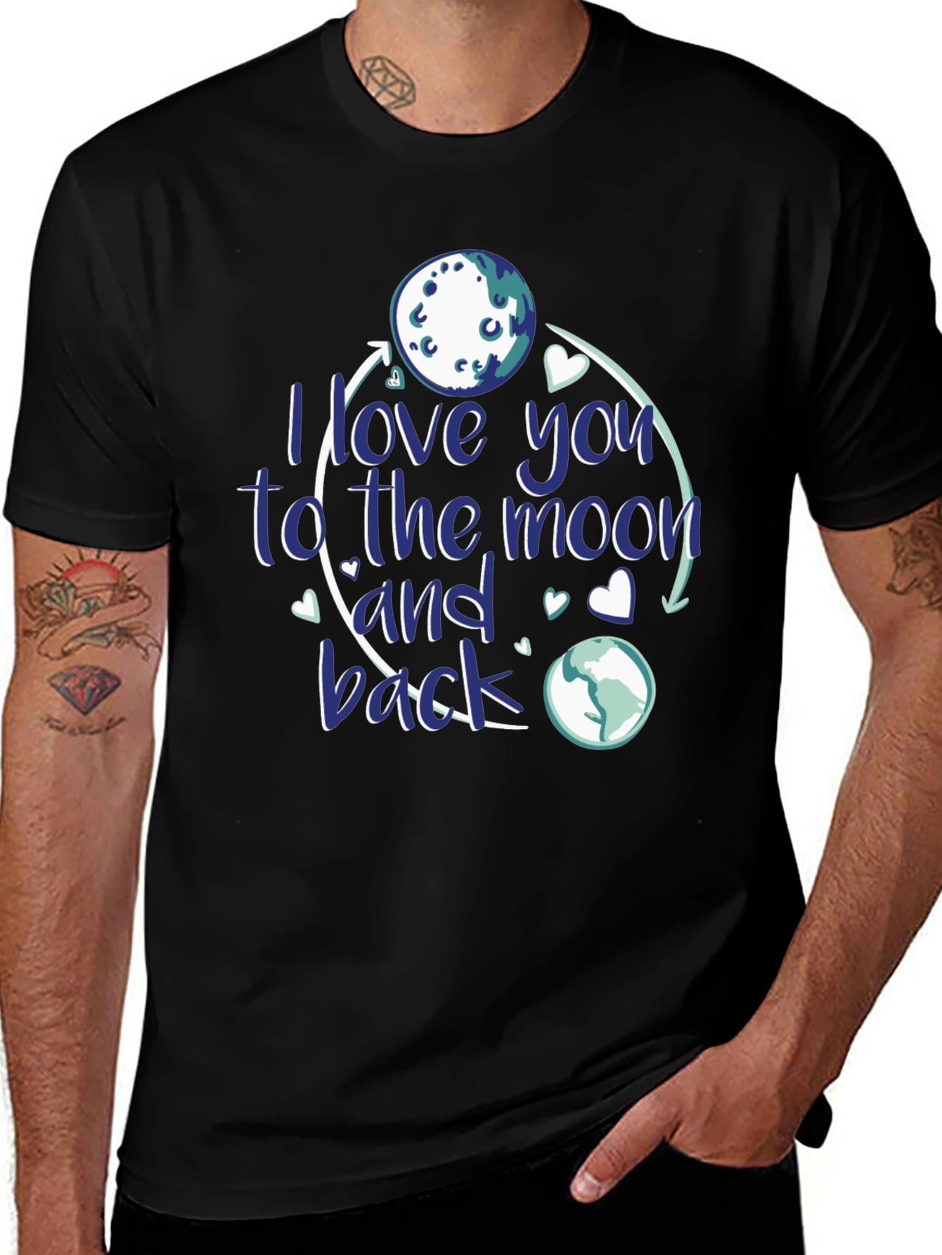 I Love You to the Moon and Back Graphic Tee