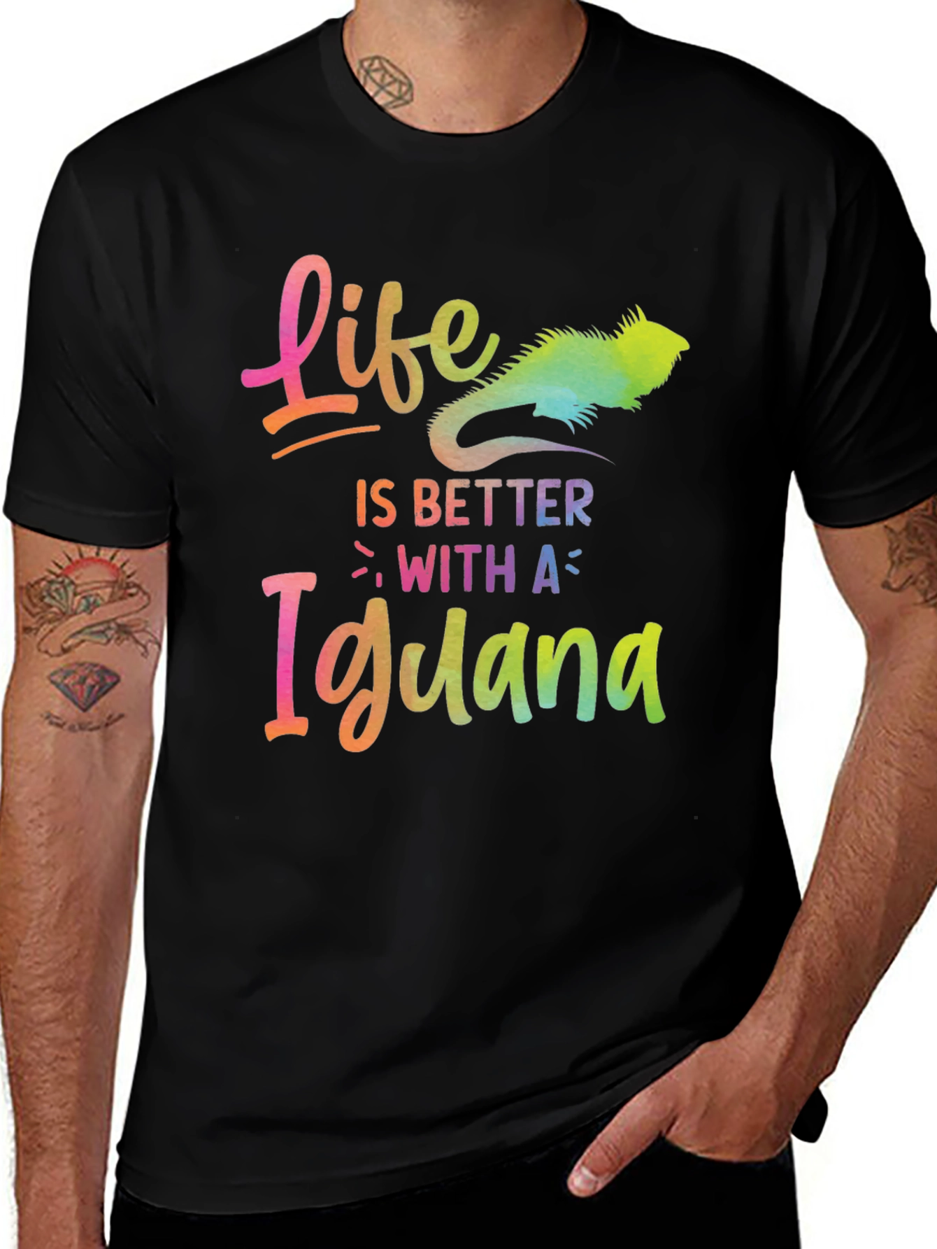 Life is Better with a Iguana T-Shirt