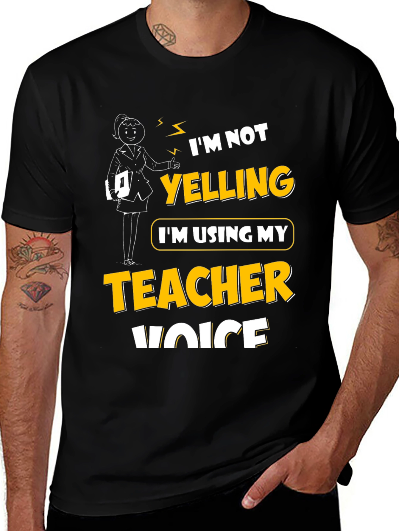 Teacher Voice T-Shirt - Funny Gift for Educators