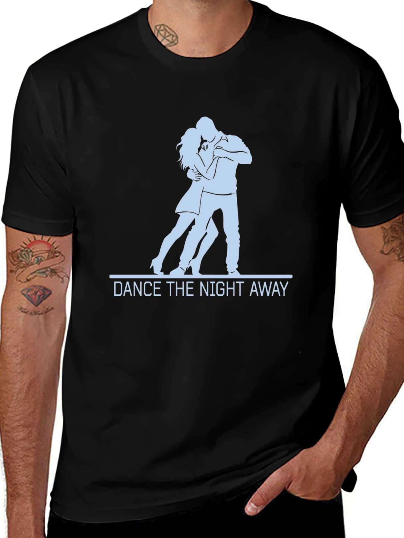 Variant 4 of Dance the Night Away Graphic T-Shirt - Black