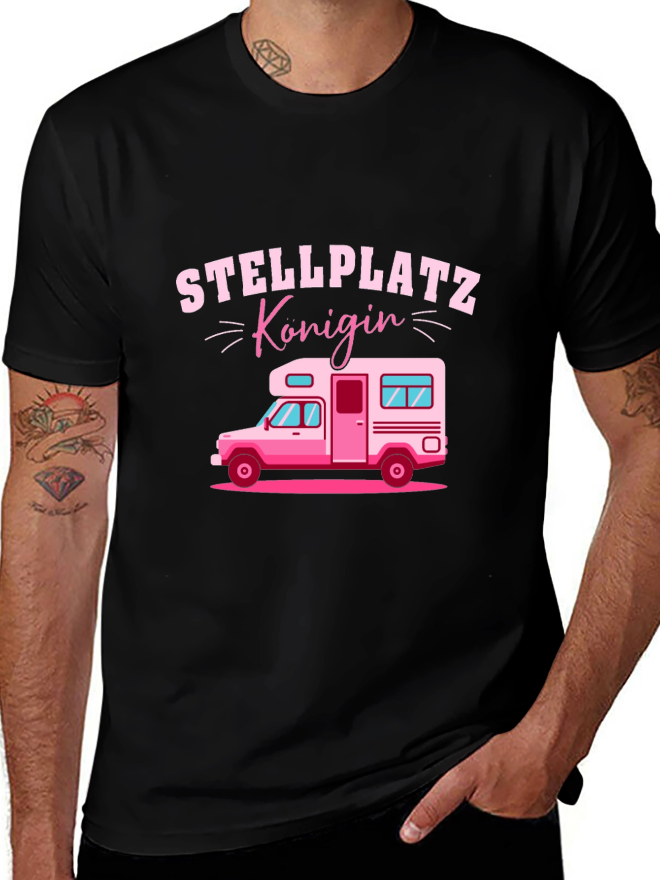 Stellplatz Königin Camping T-Shirt