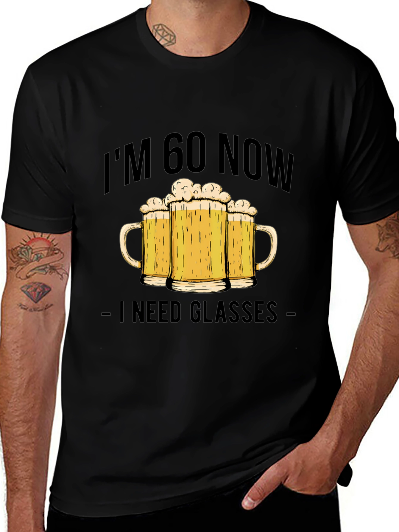 Variant 12 of I'm 60 Now I Need Glasses T-Shirt