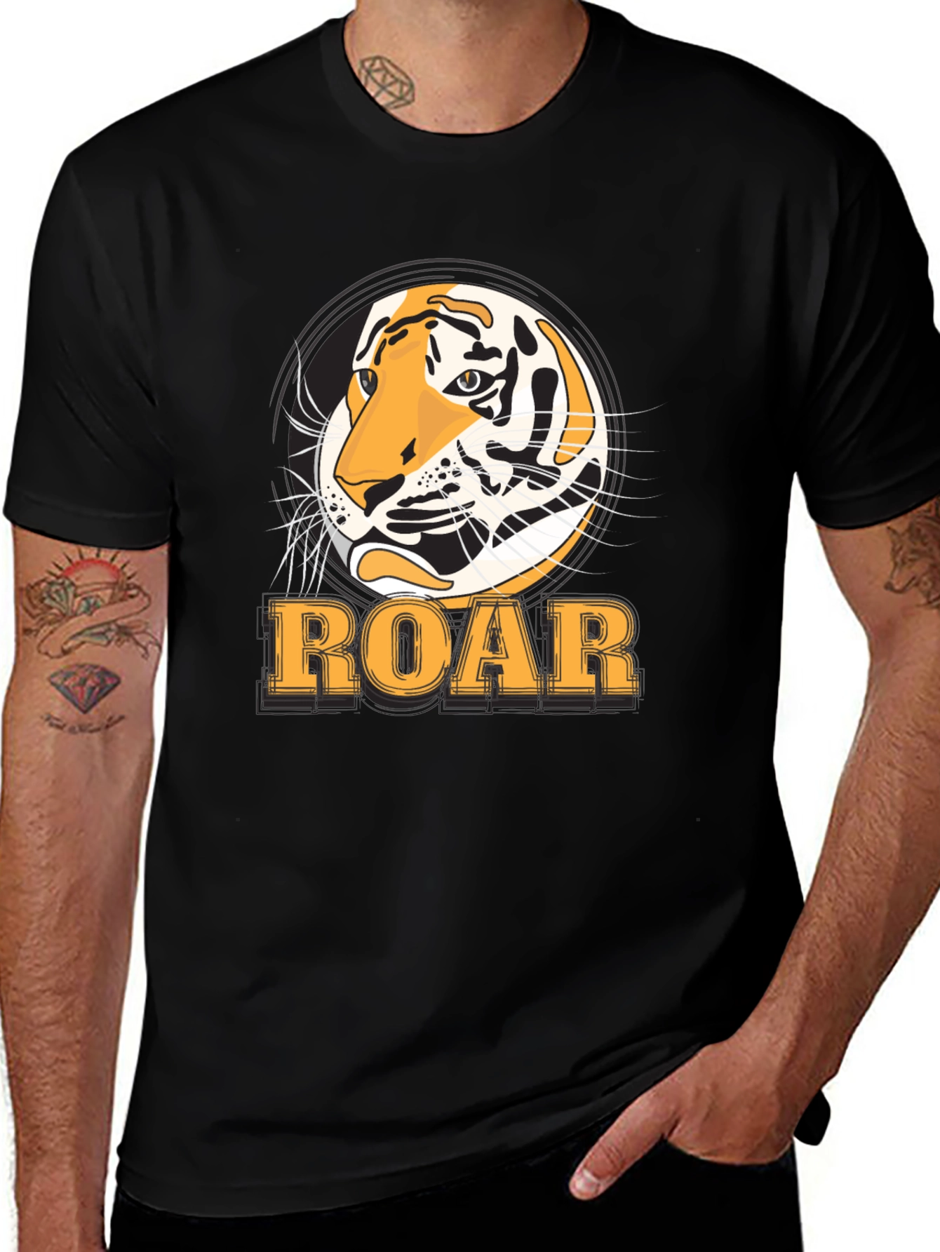 Variant 18 of Roar Tiger Graphic Tee