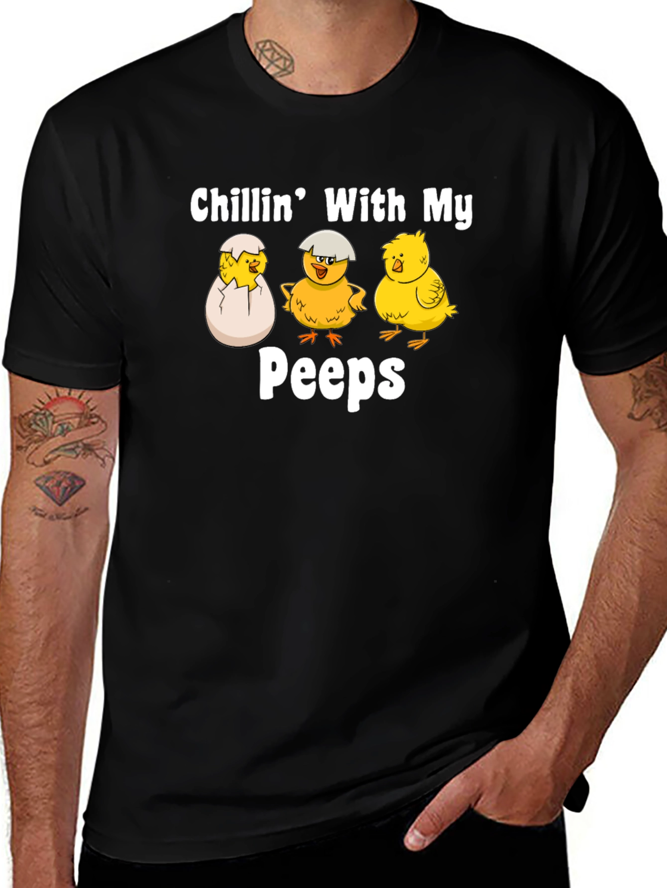 Variant 8 of Chillin' With My Peeps Graphic Tee